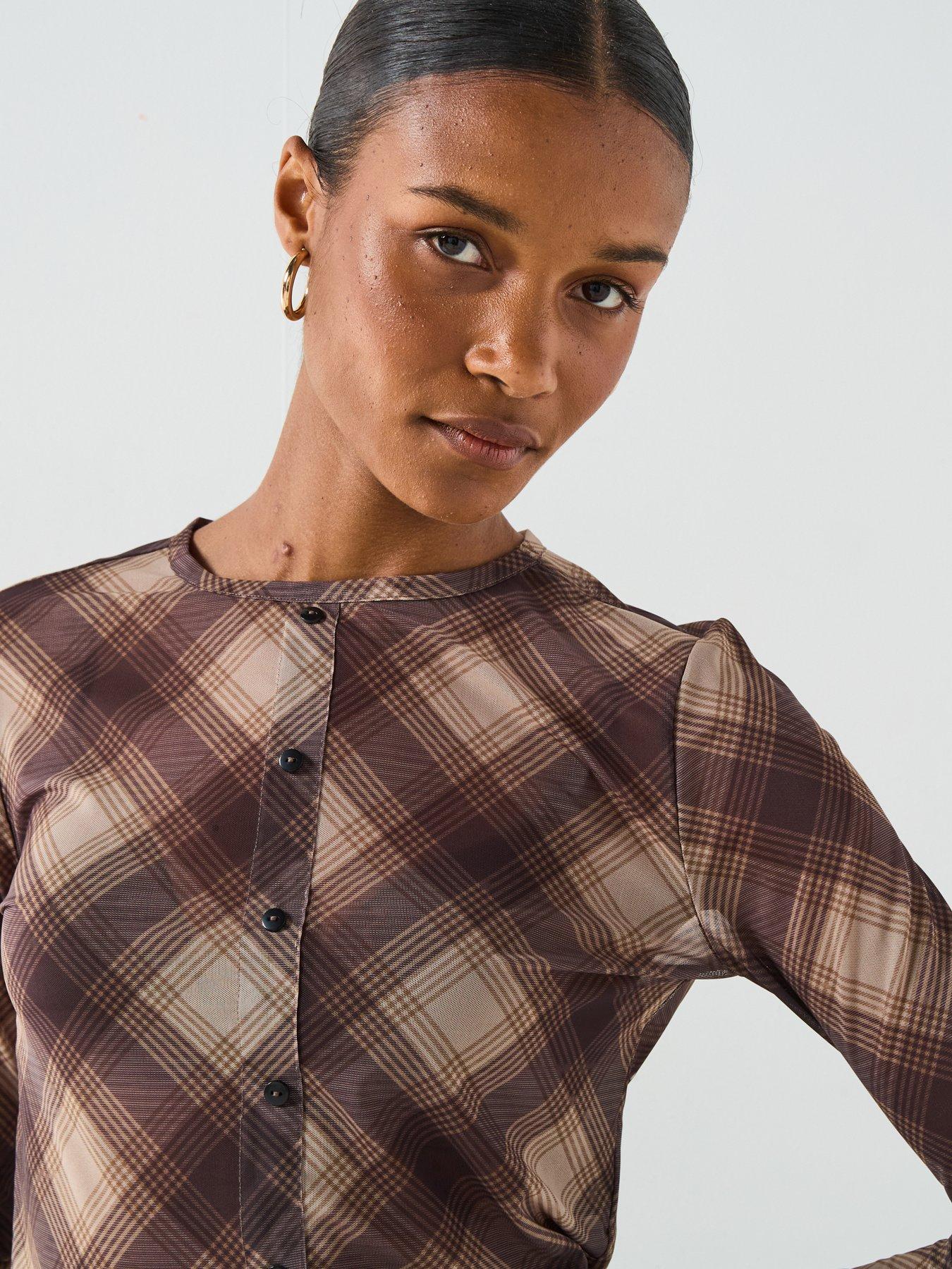 only-elva-long-sleeve-mesh-tartan-cardigan-multioutfit