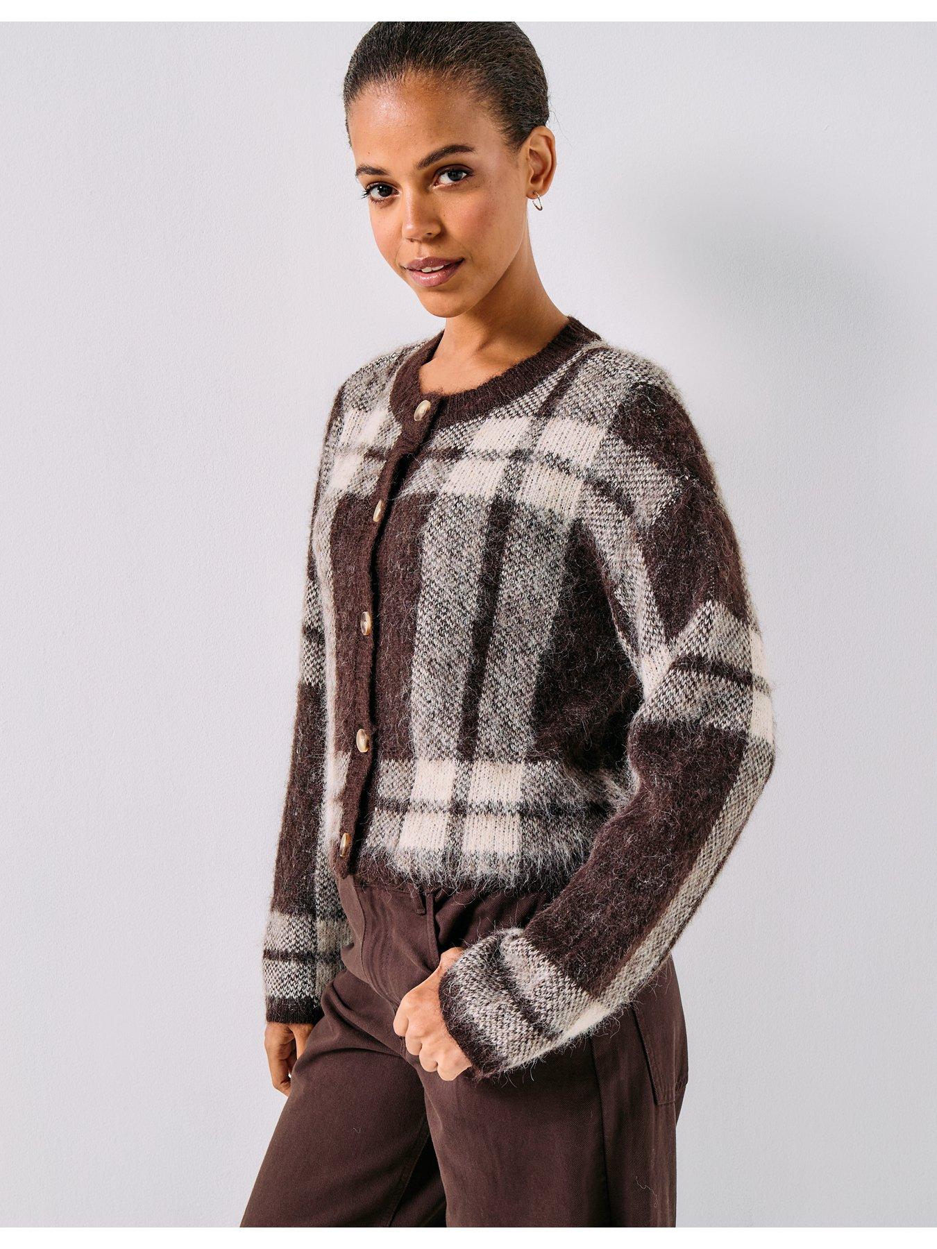 only-beverly-life-long-sleeve-button-knitted-cardigan-brown