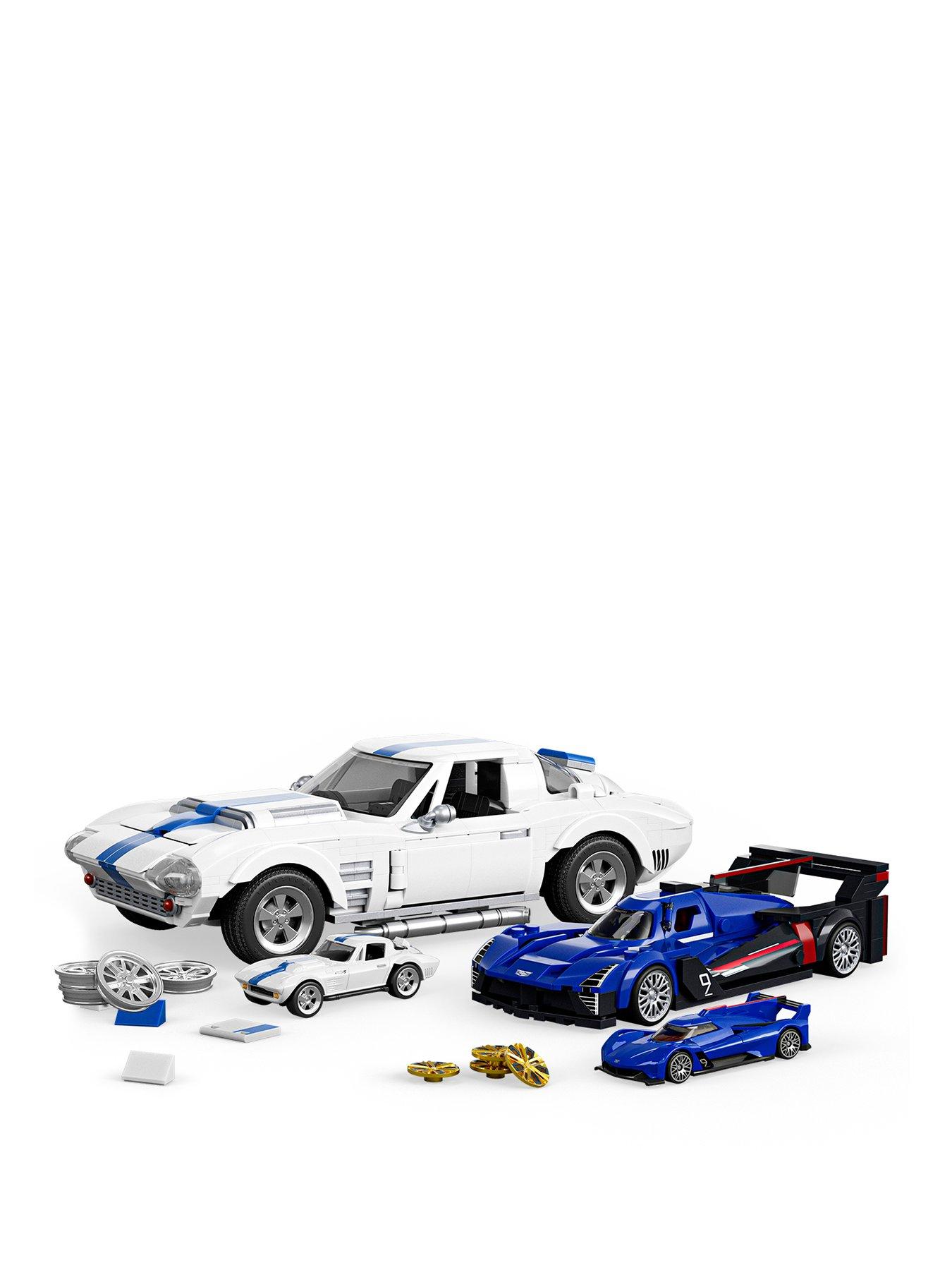 Mattel Hot Wheels Elite: Corvette Grand Sport Car Building Set (918-Piece)