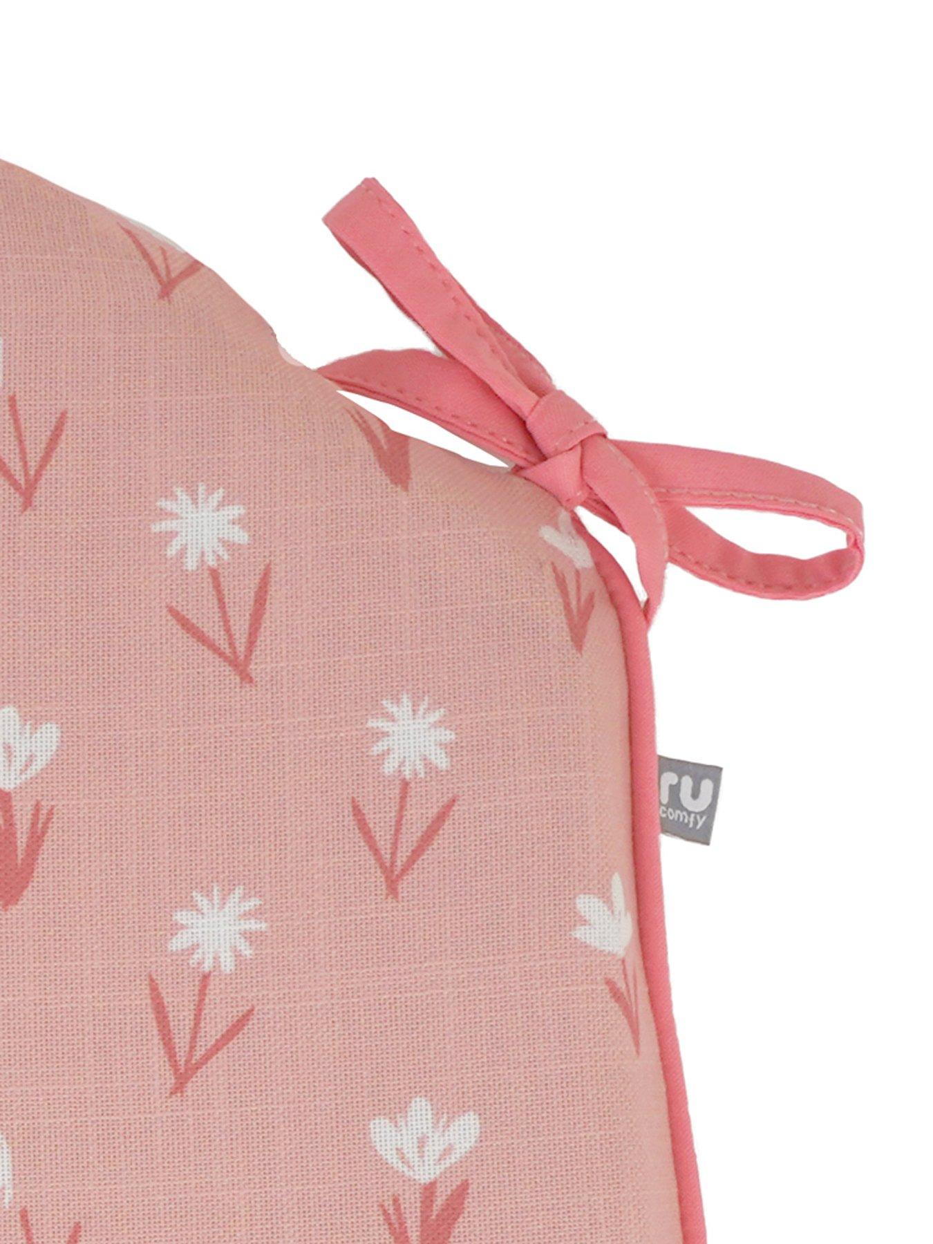 rucomfy-single-seat-foam-filled-chair-seatpad-2-pack--dusky-pink-ditsyback