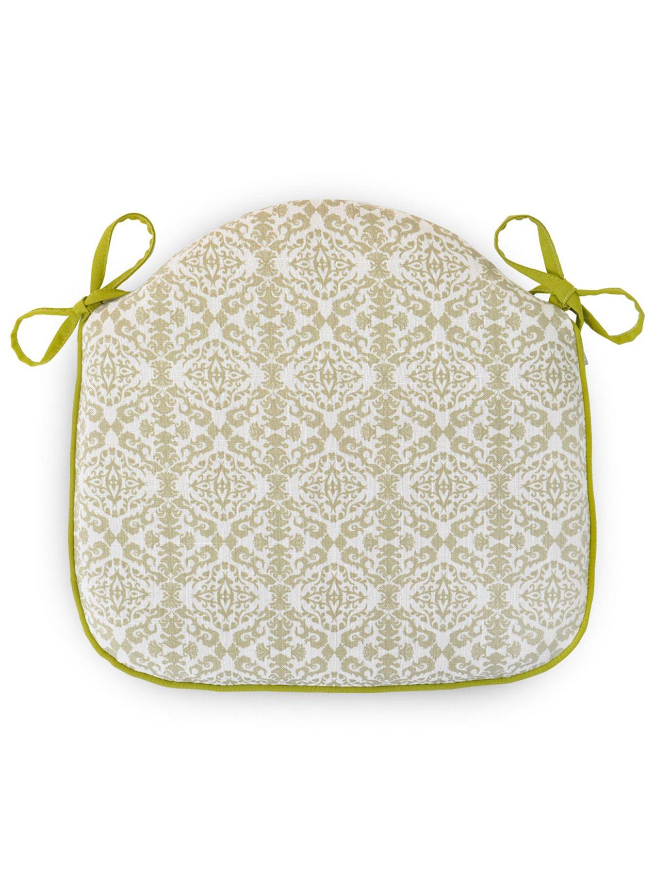 rucomfy-single-seat-foam-filled-chair-seatpad-2-pack--damask-olive-green