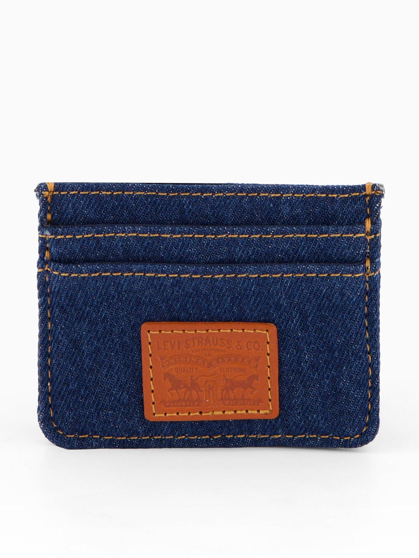 Image 1 of 5 of Levi's Denim Card Holder - Dark Blue