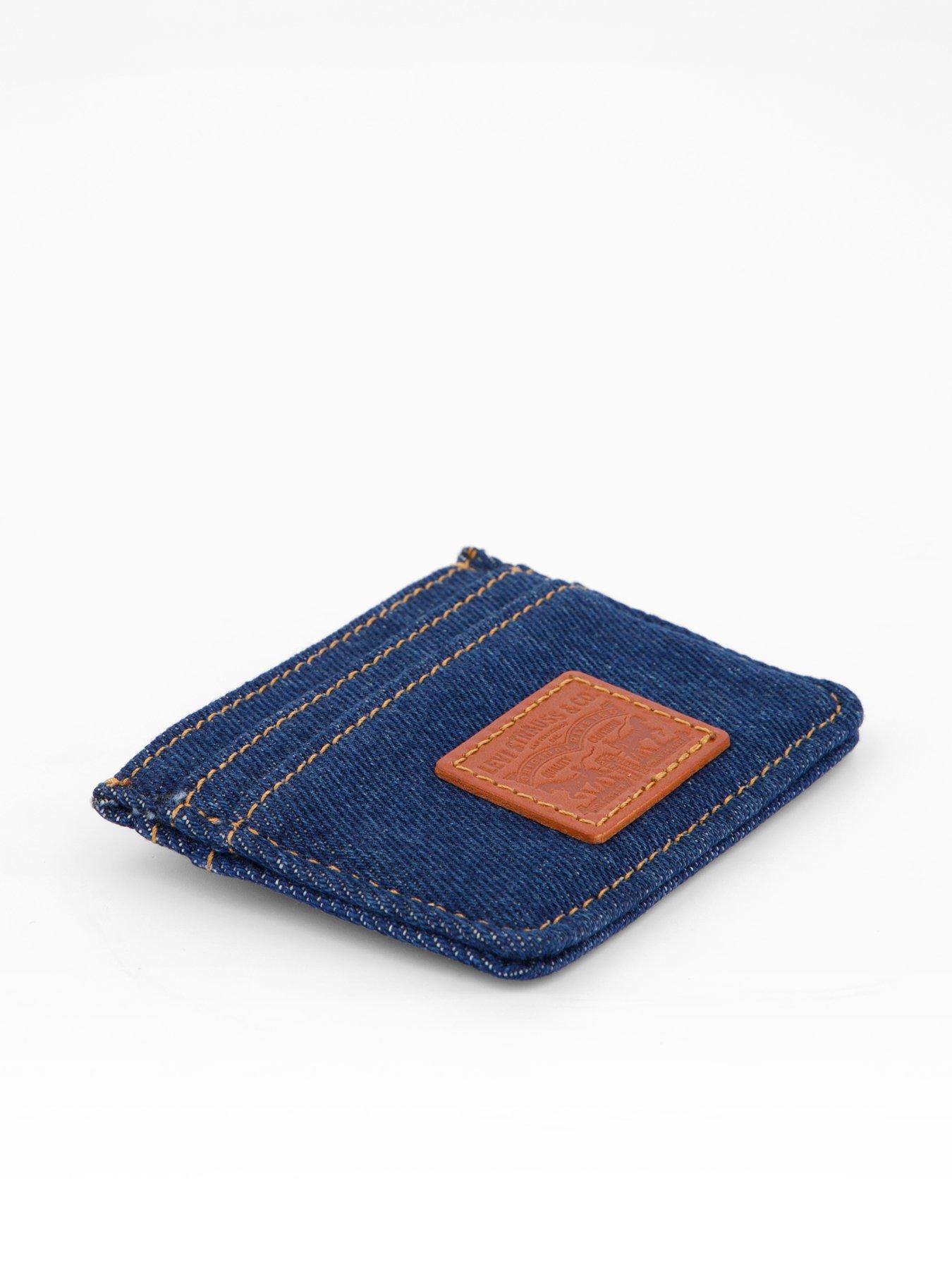 Image 3 of 5 of Levi's Denim Card Holder - Dark Blue