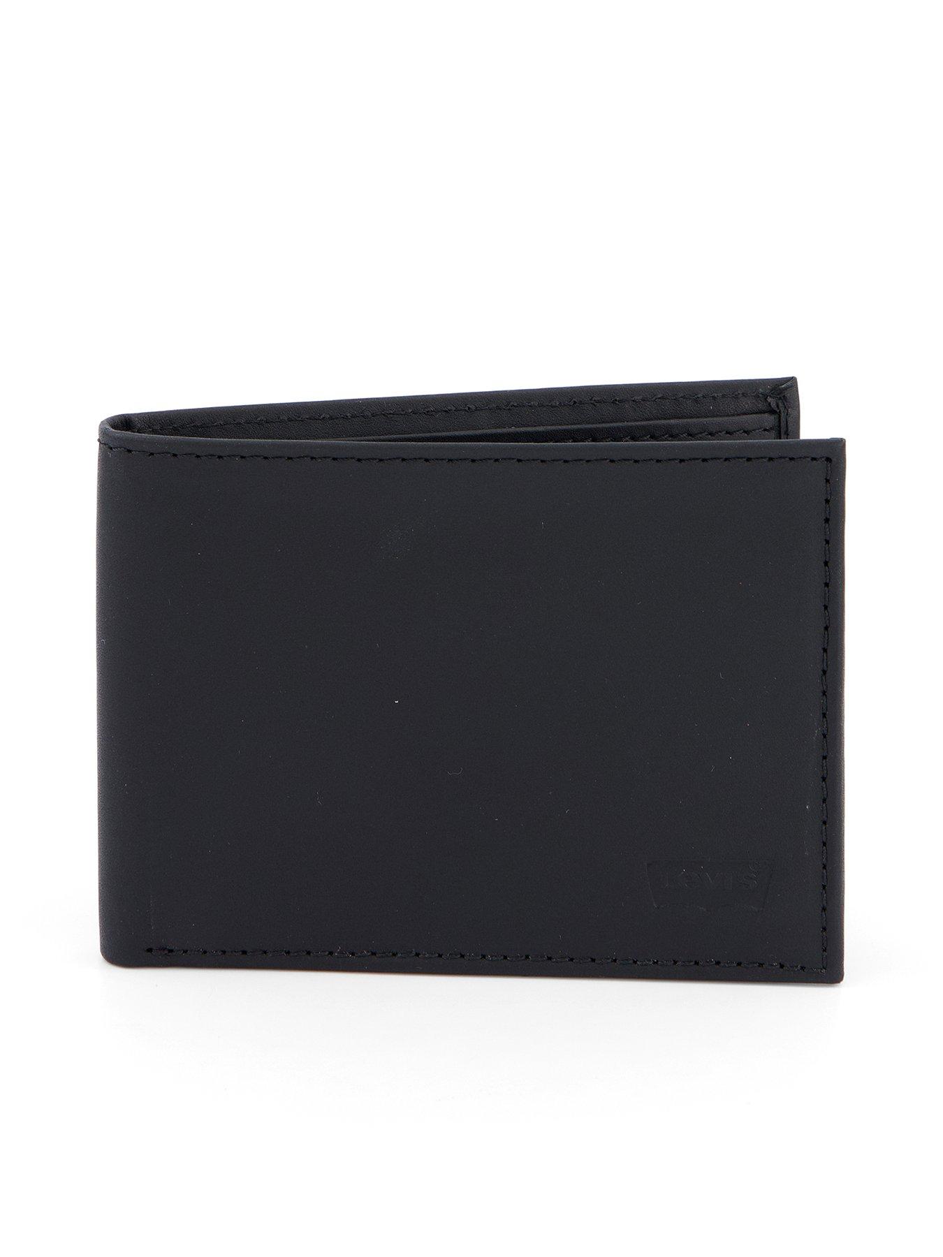Levi's Batwing Bidfold Leather Wallet - Black