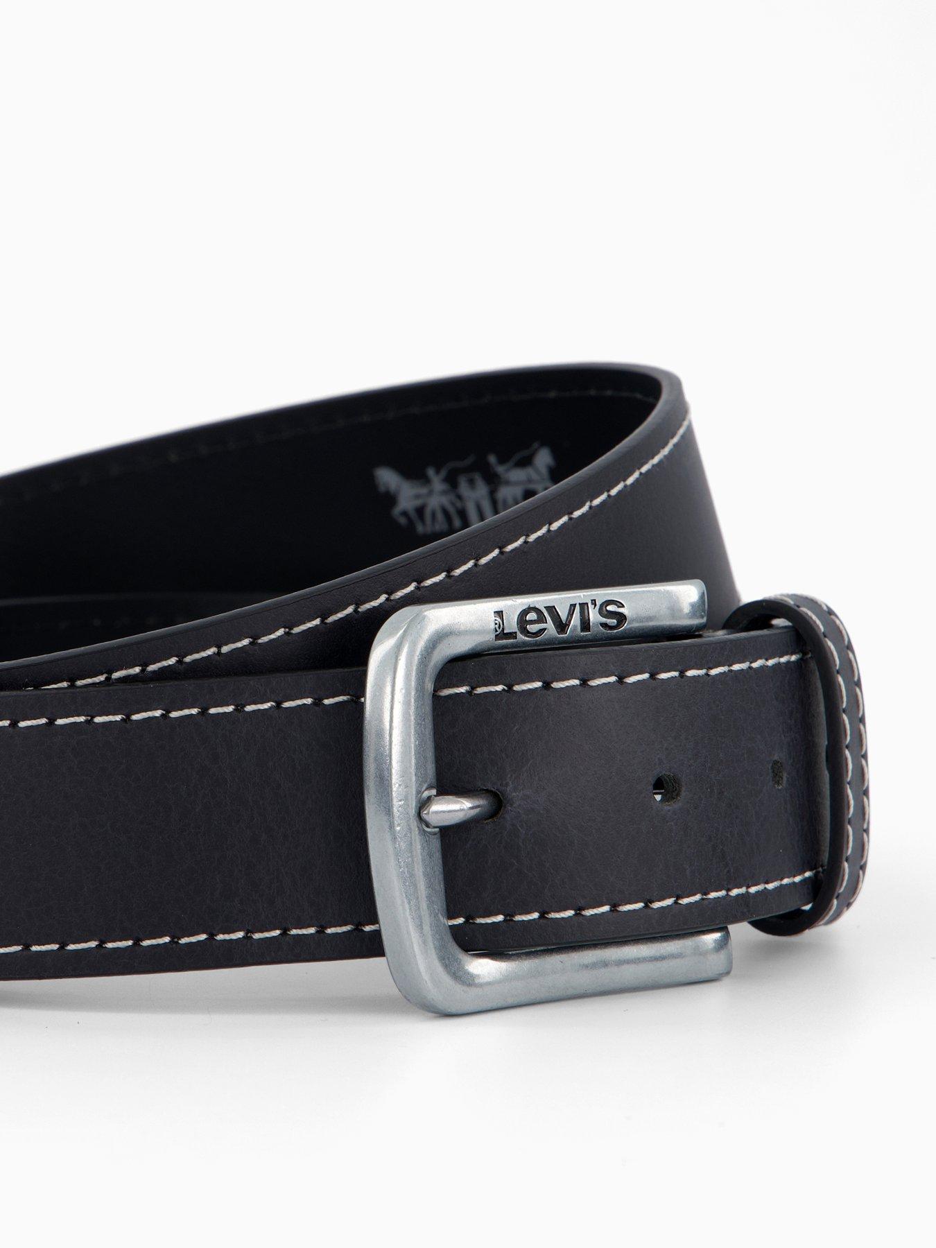 Image 2 of 4 of Levi's Loire Leather Belt - Black