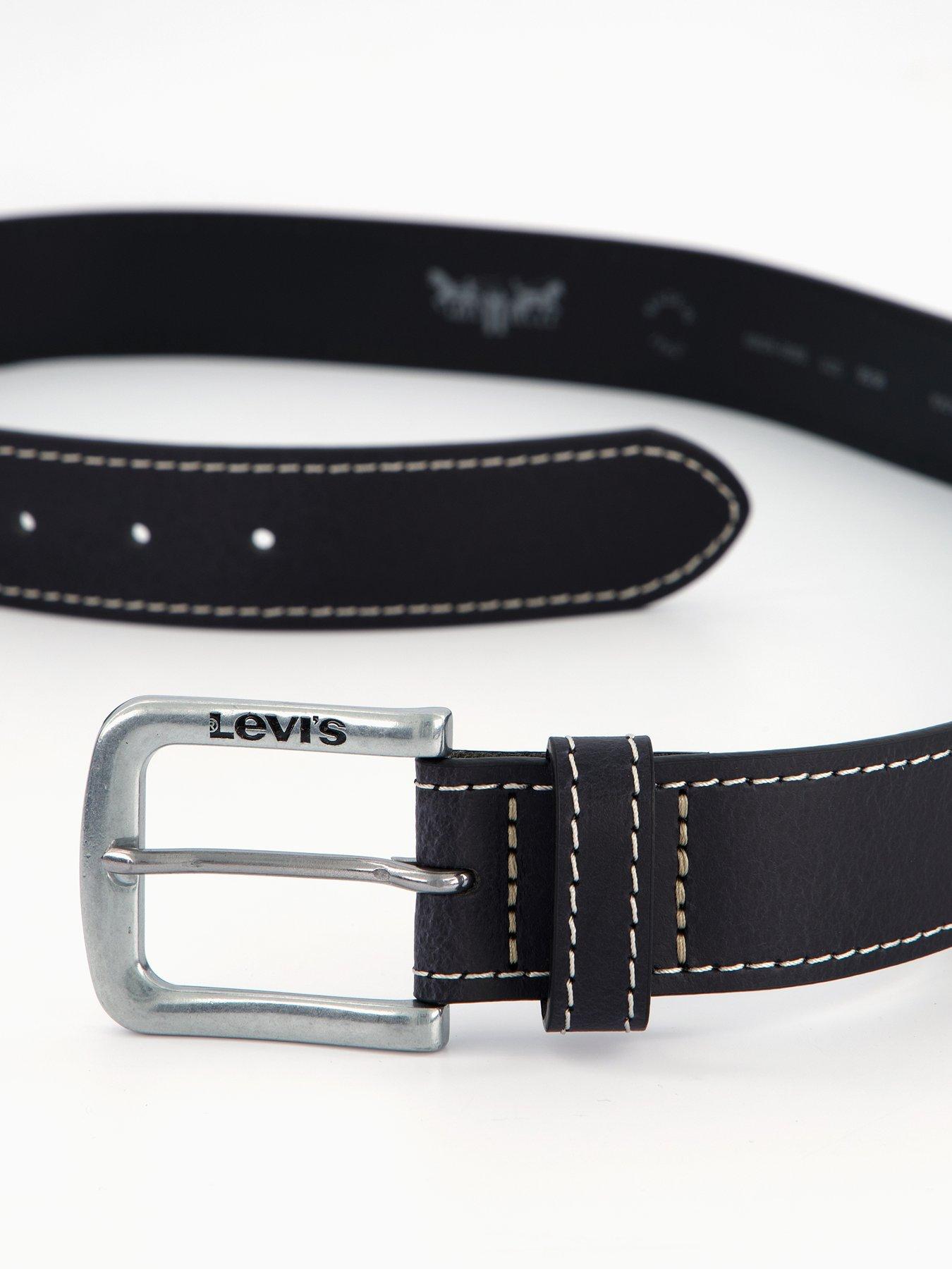 Image 3 of 4 of Levi's Loire Leather Belt - Black