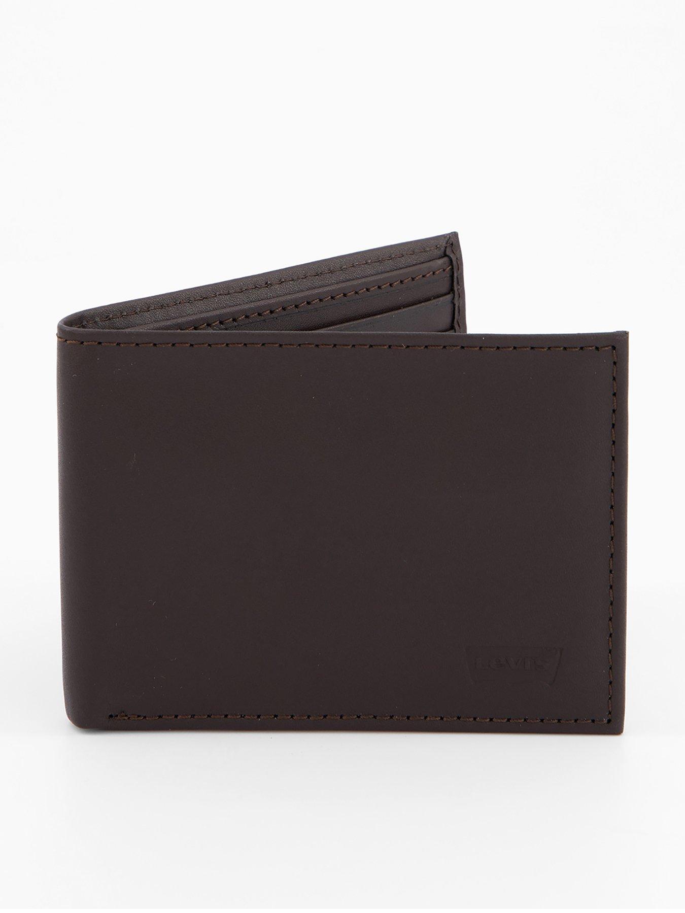 Levi's Batwing Bidfold Leather Wallet - Brown
