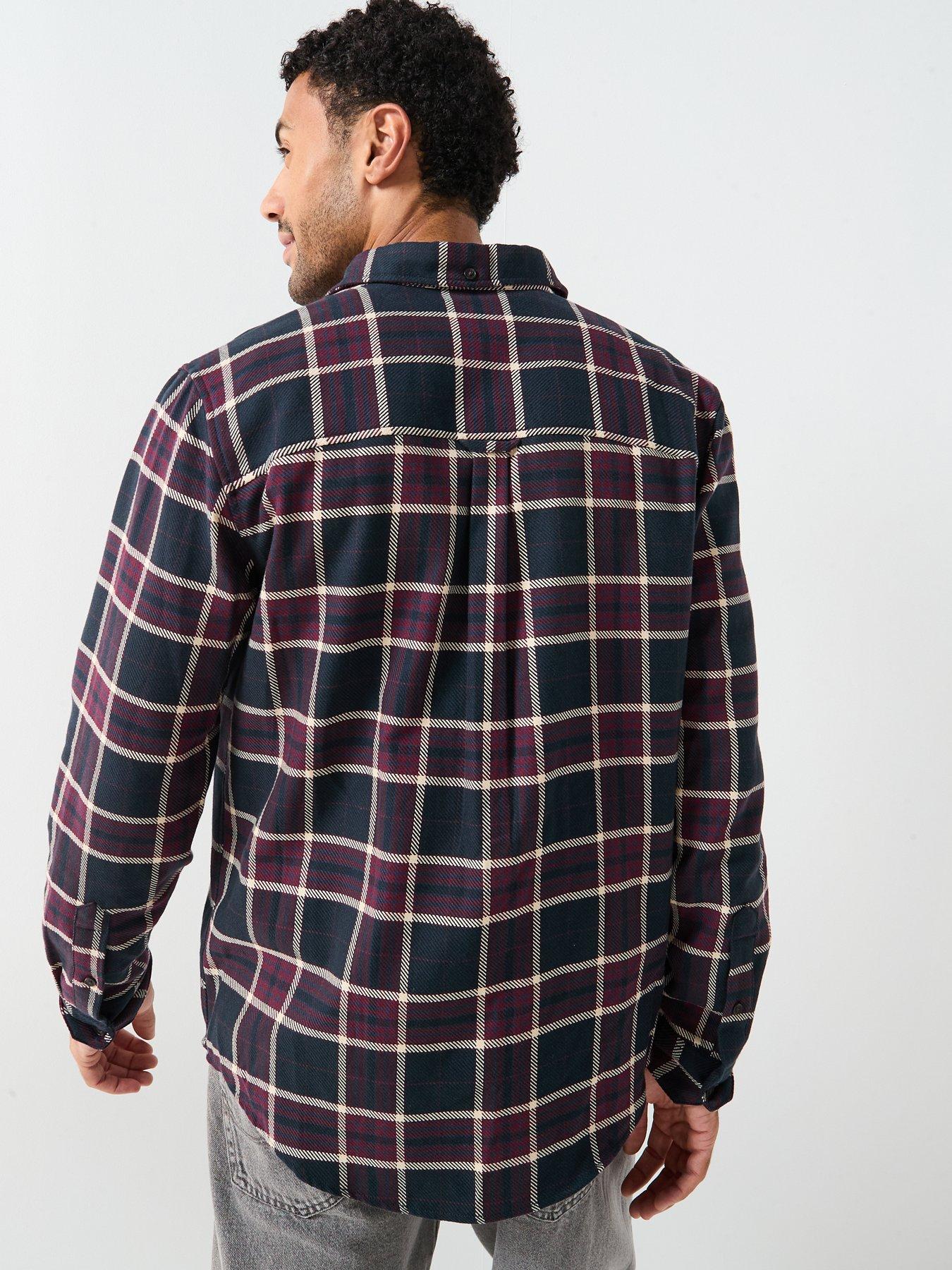farah-christian-check-relaxed-fit-shirt-brownstillFront