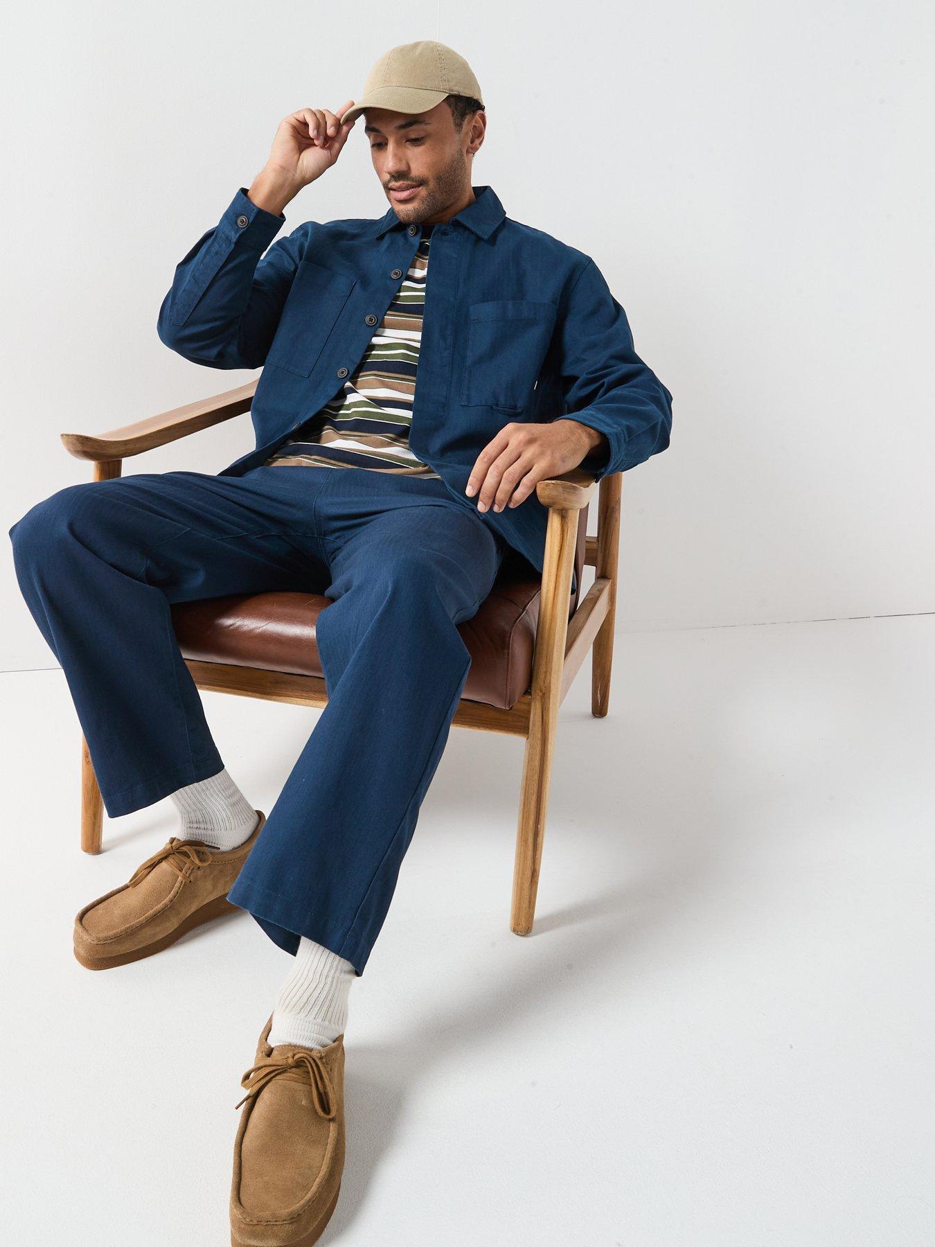 farah-f-tab-greenport-drawstring-relaxed-fit-trousers-navyoutfit