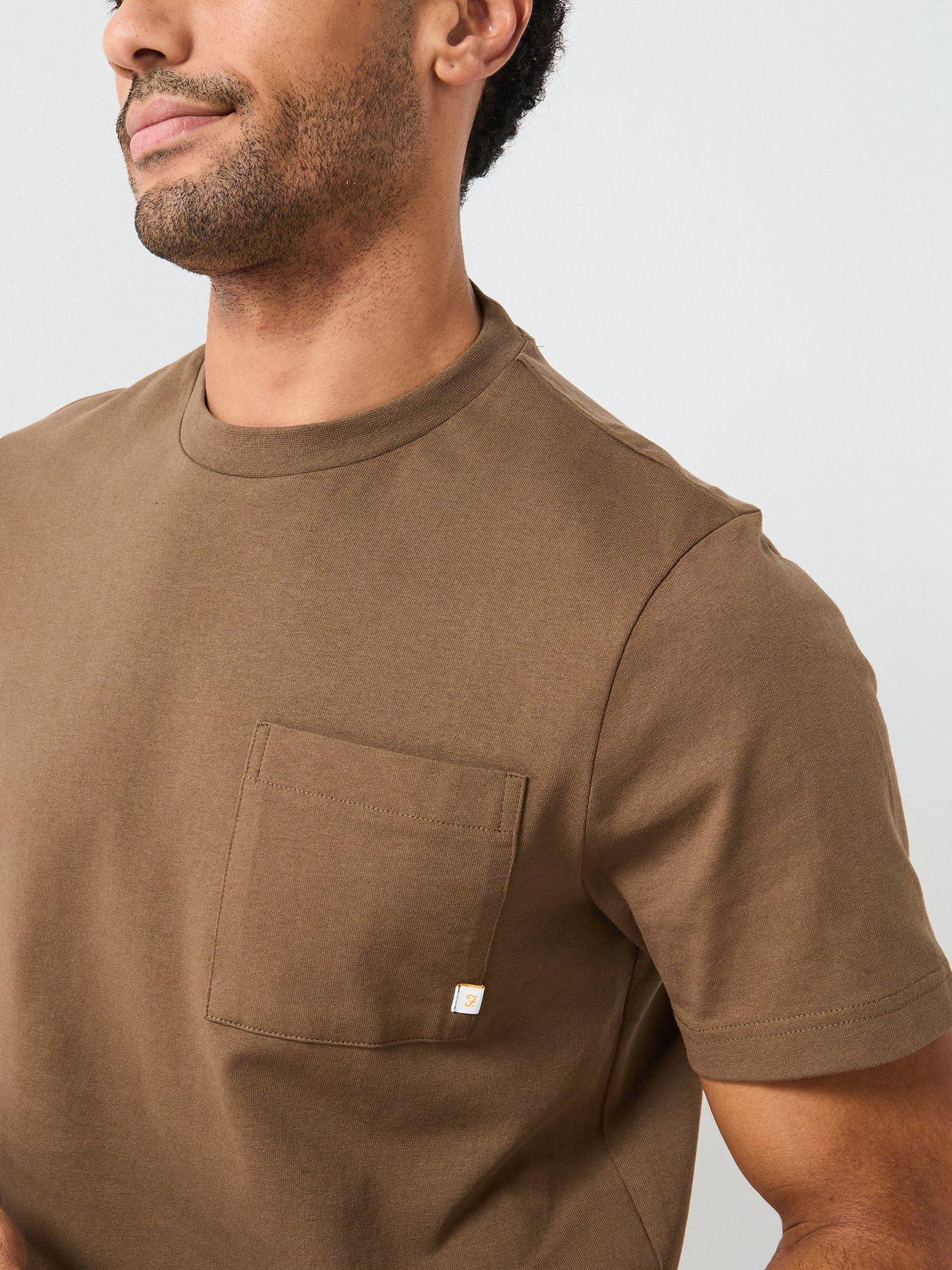 farah-f-tab-stacy-pocket-t-shirt-brownoutfit