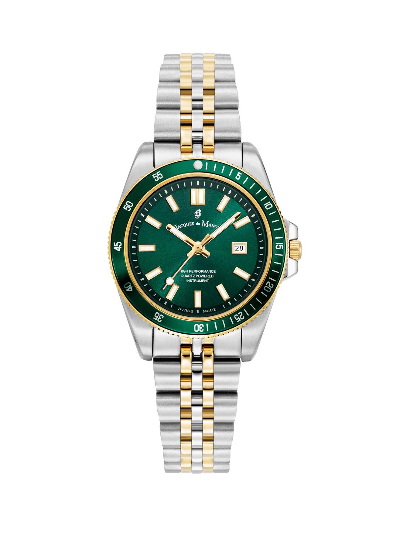 Jacques Du Manoir Jacques du Manoir Swiss-made Ladies Inspiration Active Two Tone Bracelet Watch