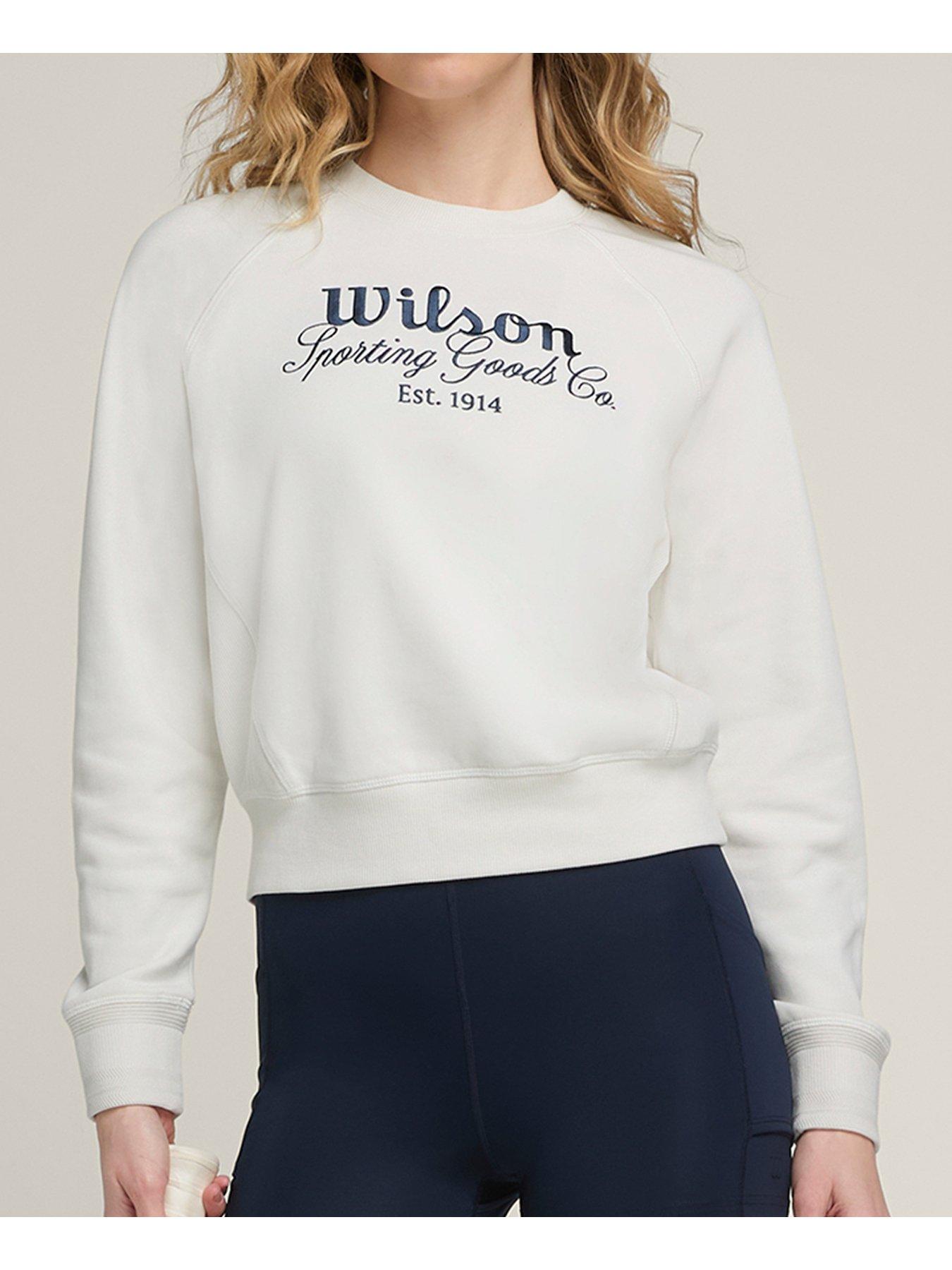 Image 2 of 4 of Wilson Womens Tennis Sideline Crew - Beige