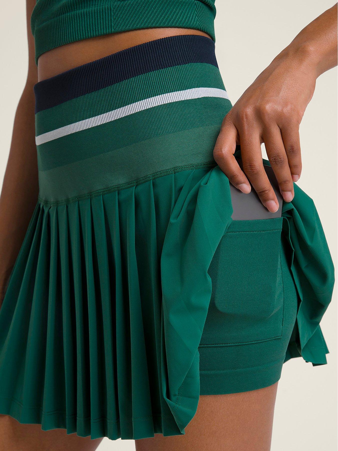 Wilson Womens Tennis Midtown Tennis Skirt - Green