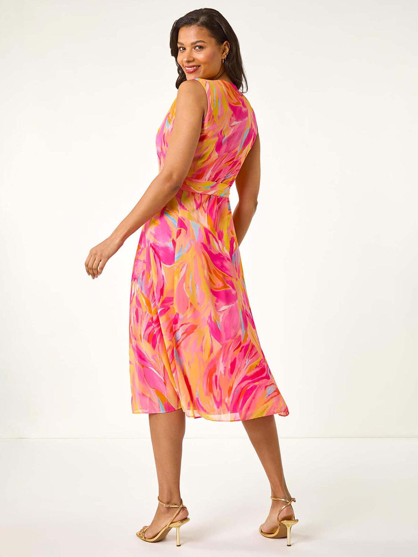 roman-floral-midi-wrap-dress-pinkstillFront