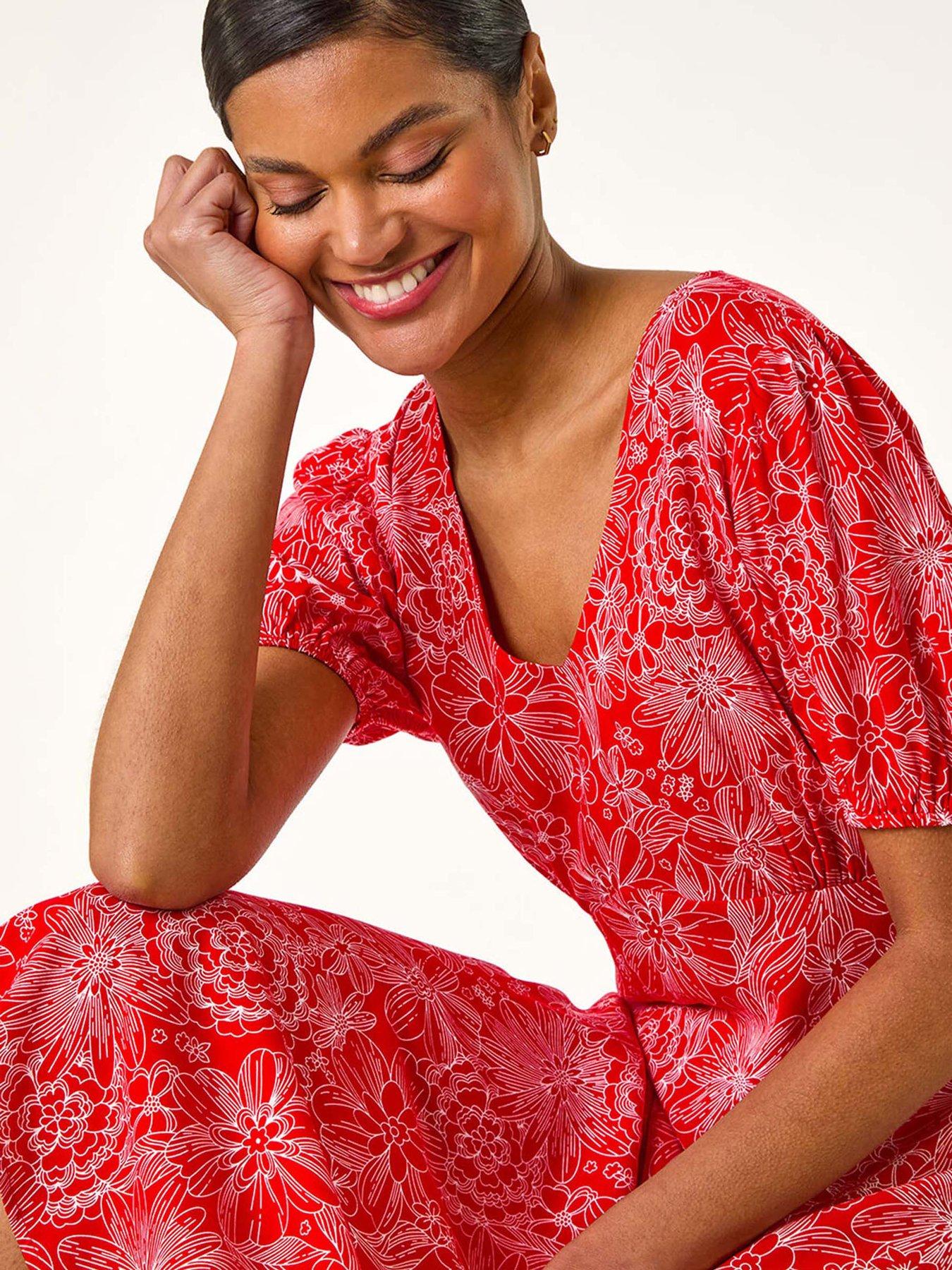 roman-floral-midi-tea-dress-redoutfit