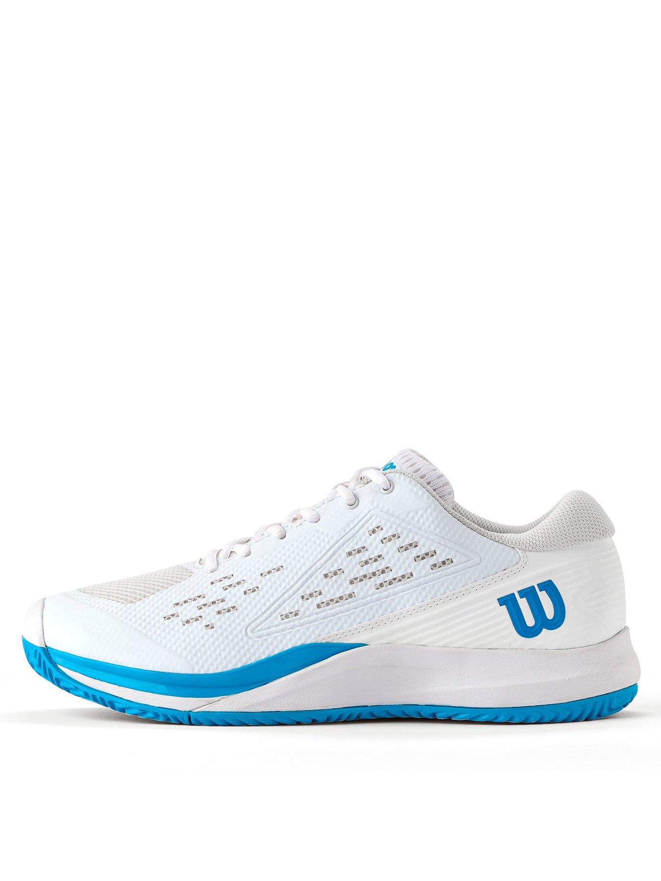 Wilson Mens Tennis Rush Pro Ace Shoes - White/Blue