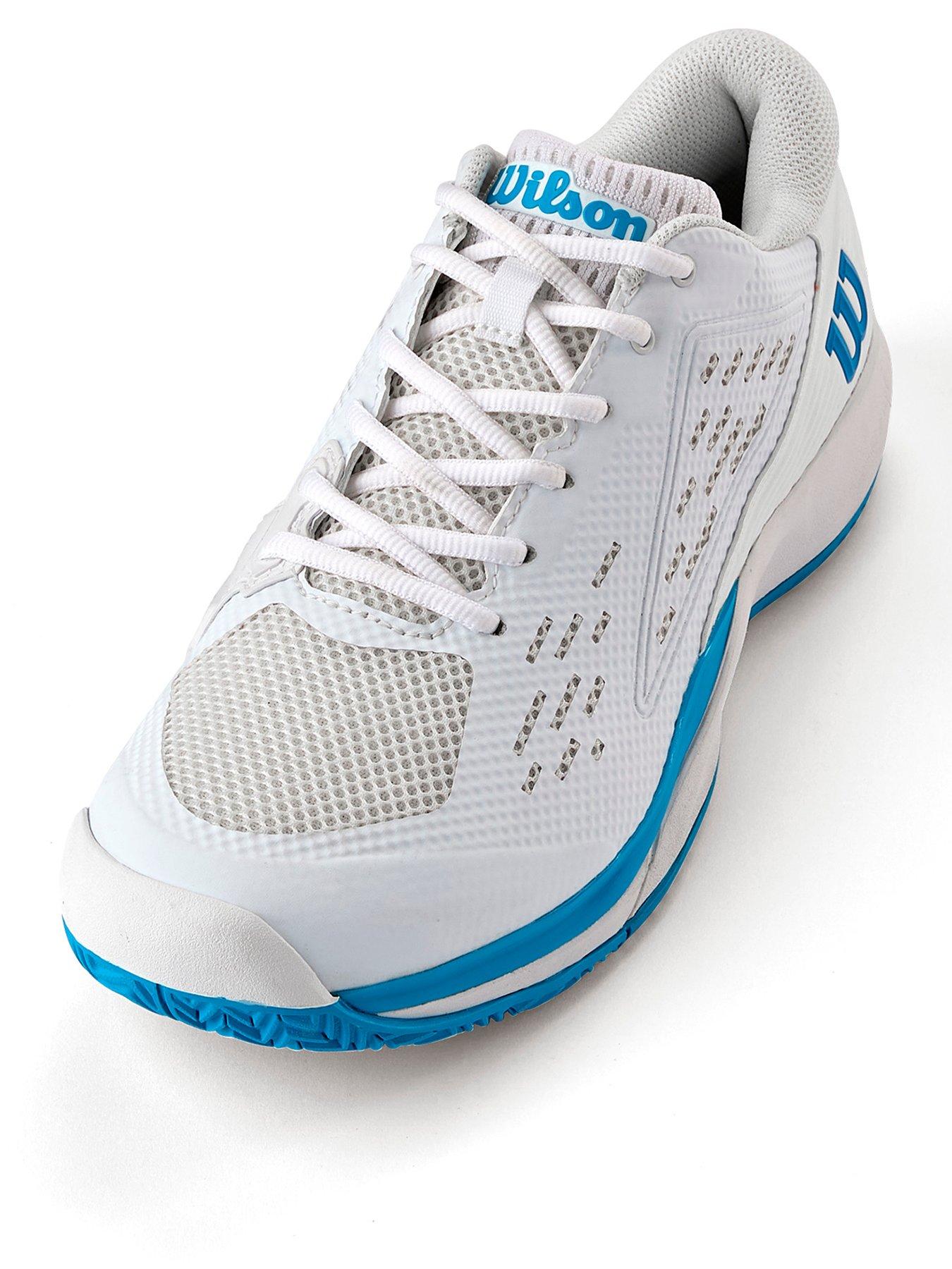 Image 2 of 6 of Wilson Mens Tennis Rush Pro Ace Shoes - White/Blue