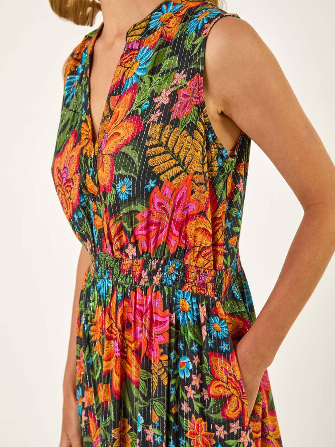 roman-floral-shirred-maxi-dress-reddetail