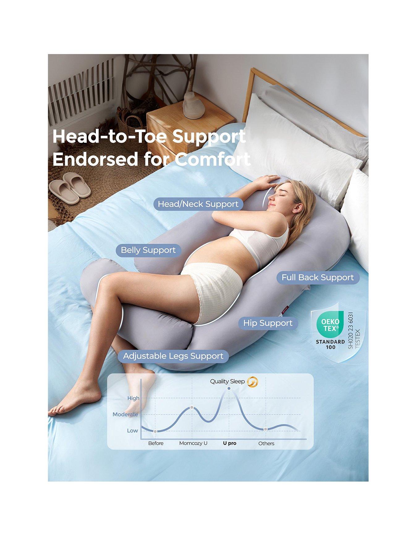 Image 2 of 7 of Momcozy PP110 Dreamling U Shaped pregnancy pillow-Cool feeling