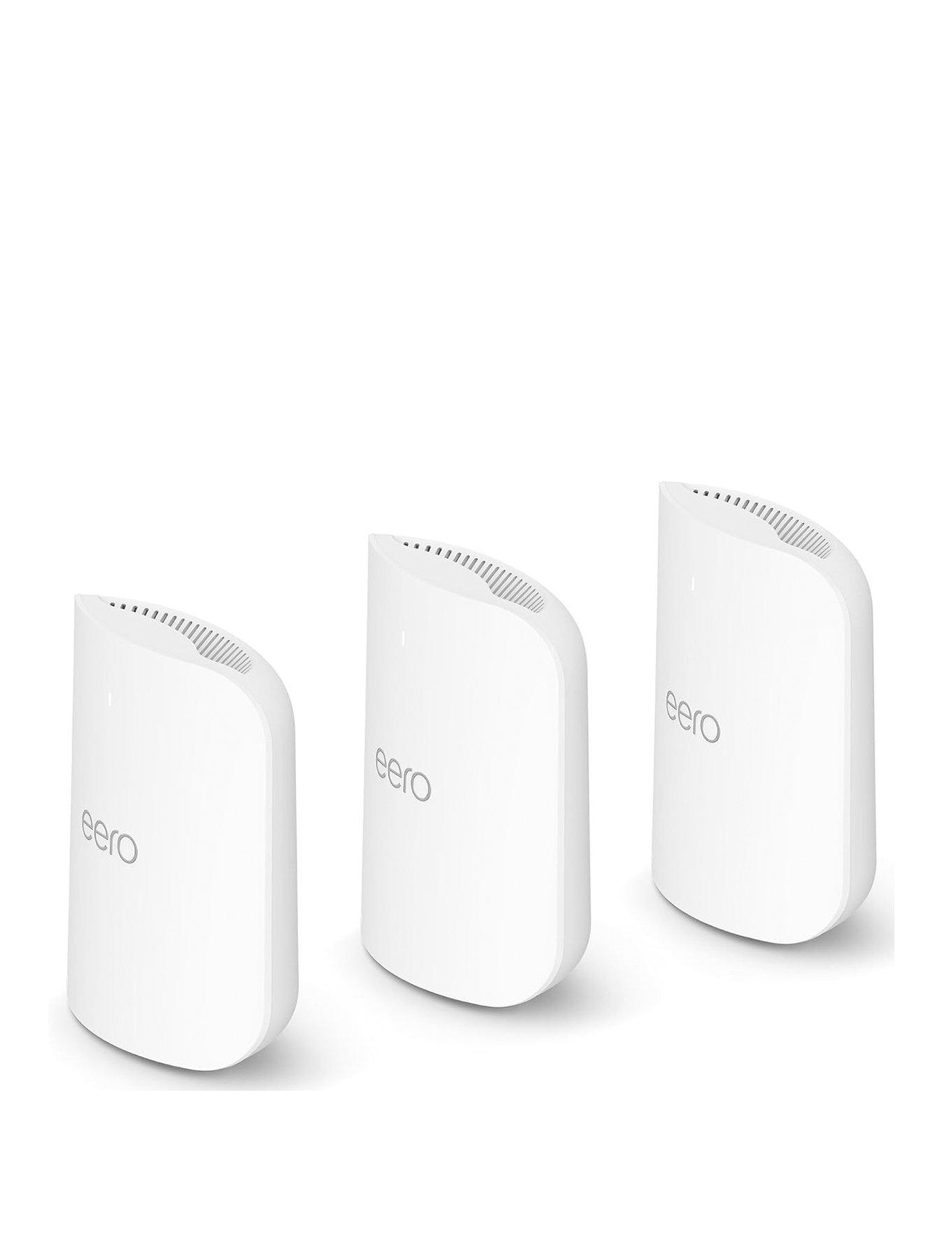 Image 1 of 8 of Eero Eero 7 Pro Tri Band Mesh Wi-Fi Router System - 3 Pack