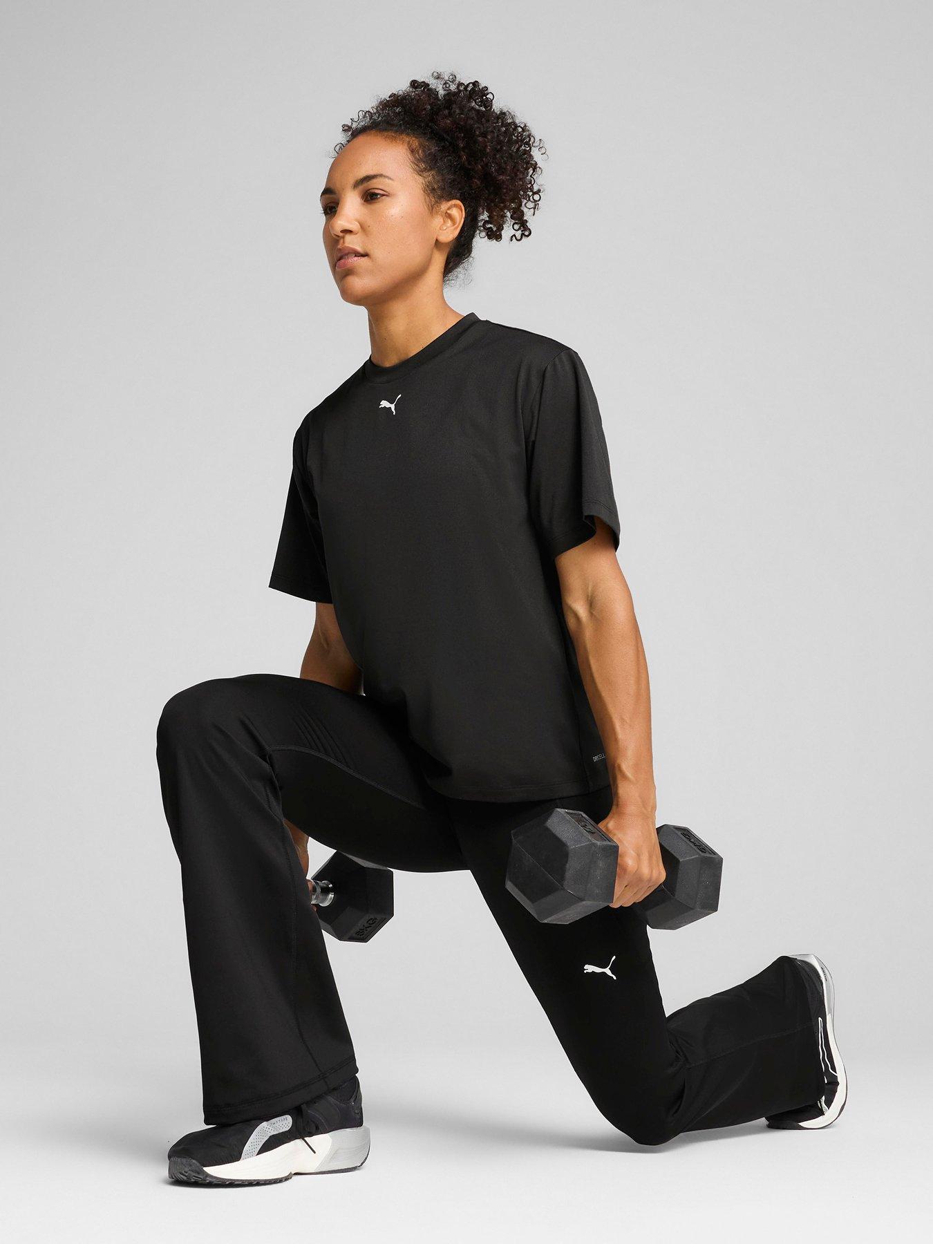 Image 3 of 5 of Puma Womens Training Essential Relaxed T-Shirt - Black