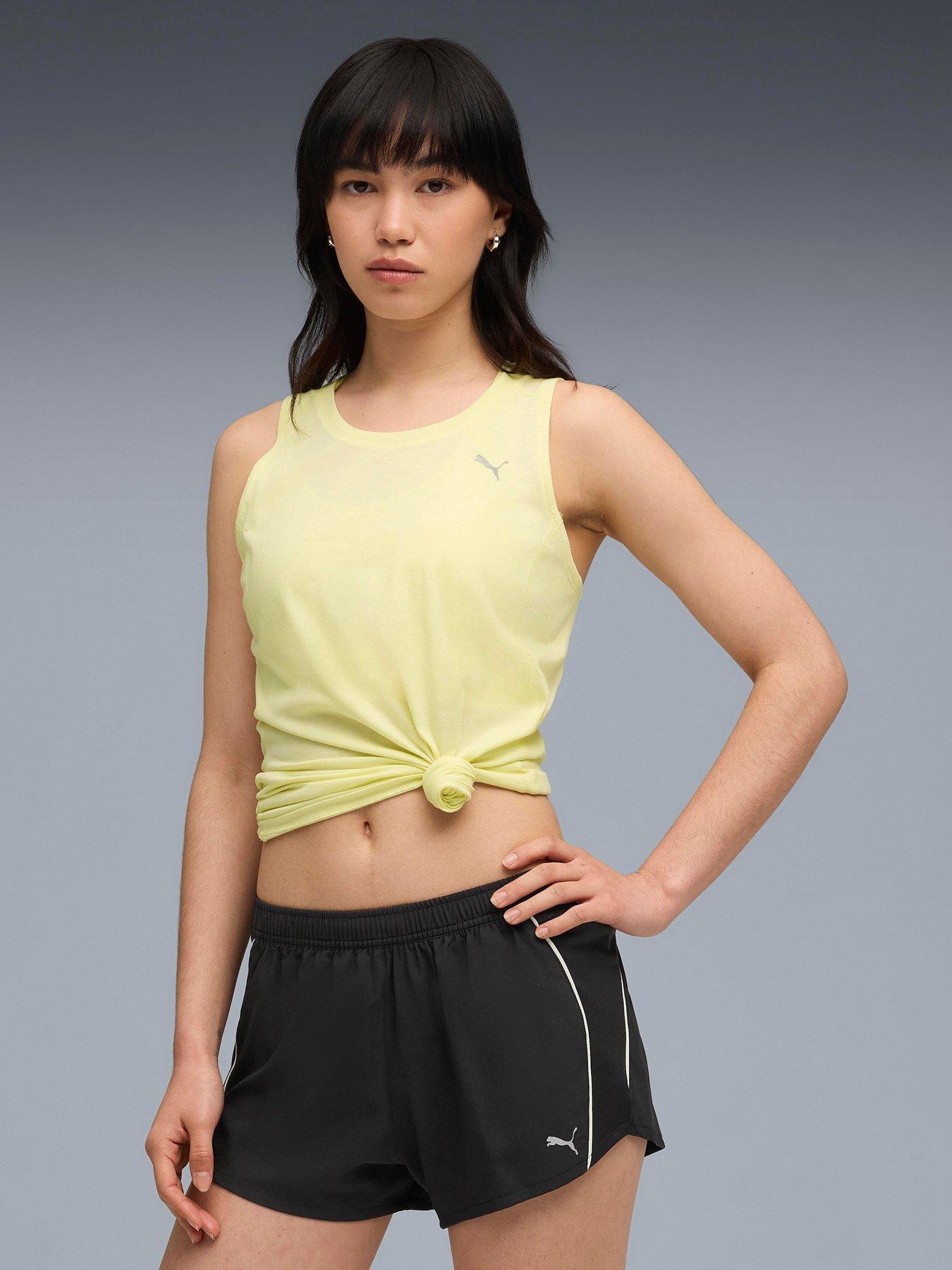 Puma Womens Running Velocity Tank - Yellow