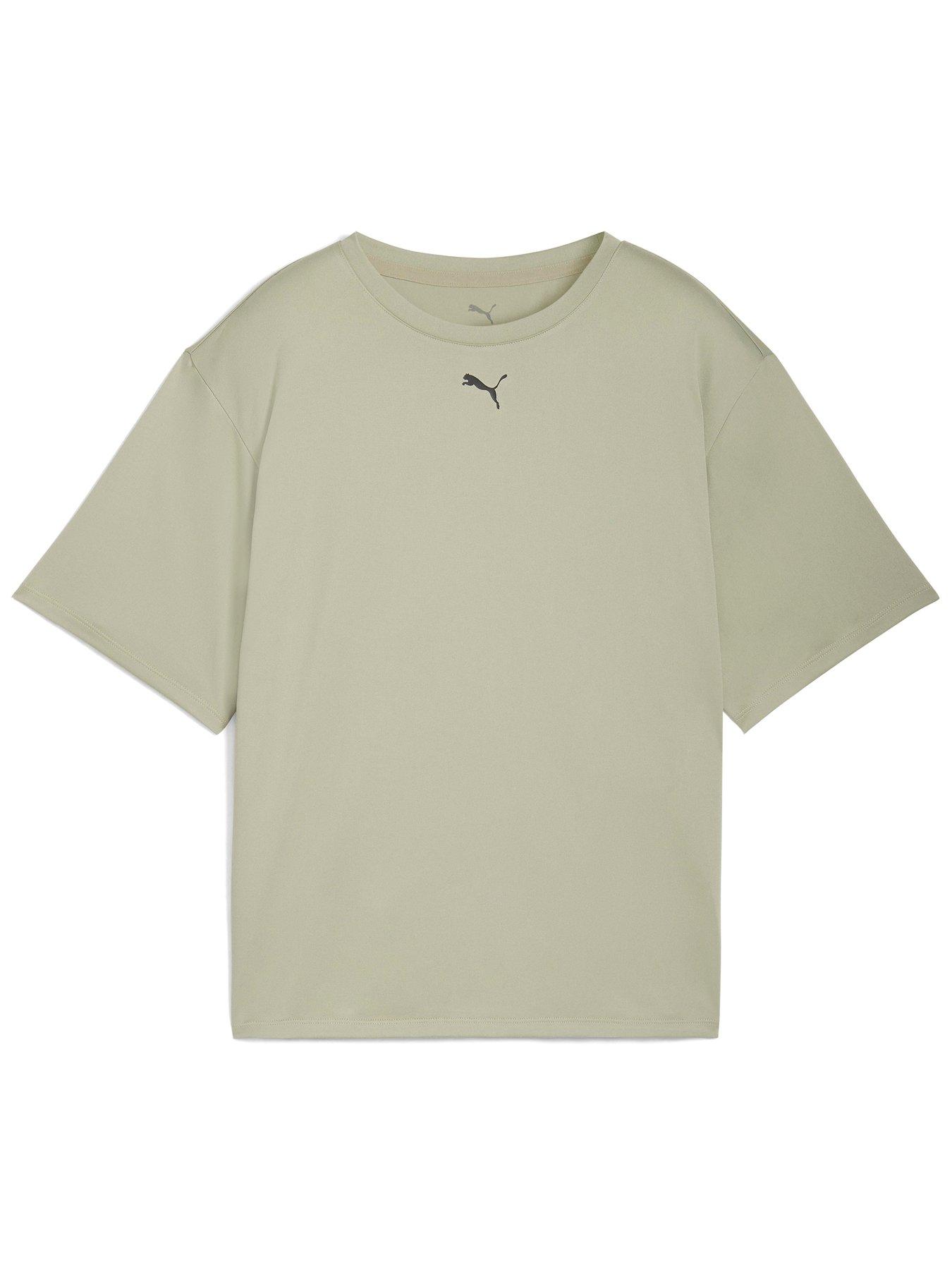 puma-womens-training-essential-relaxed-t-shirt-greenfront