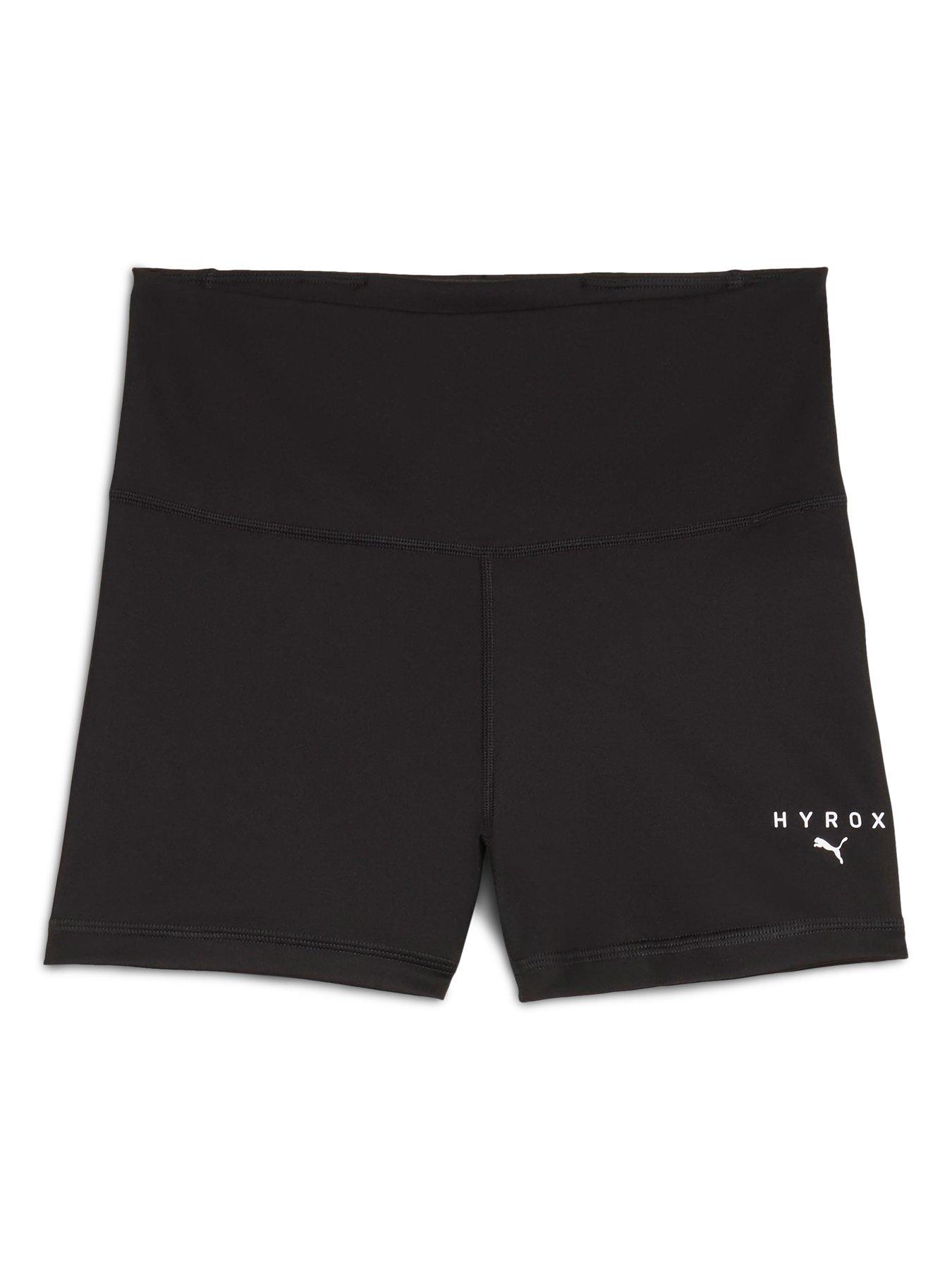 Image 4 of 5 of Puma Womens X Hyrox Essential Shorts Tights - Black