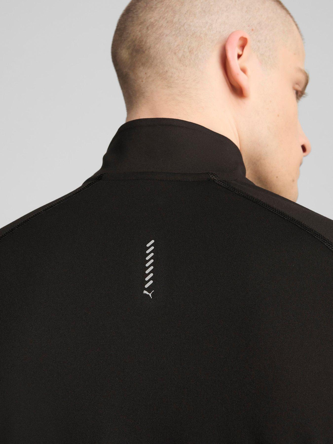 Image 4 of 6 of Puma Mens Running Velocity Cloudspun 1/4 Zip - Black