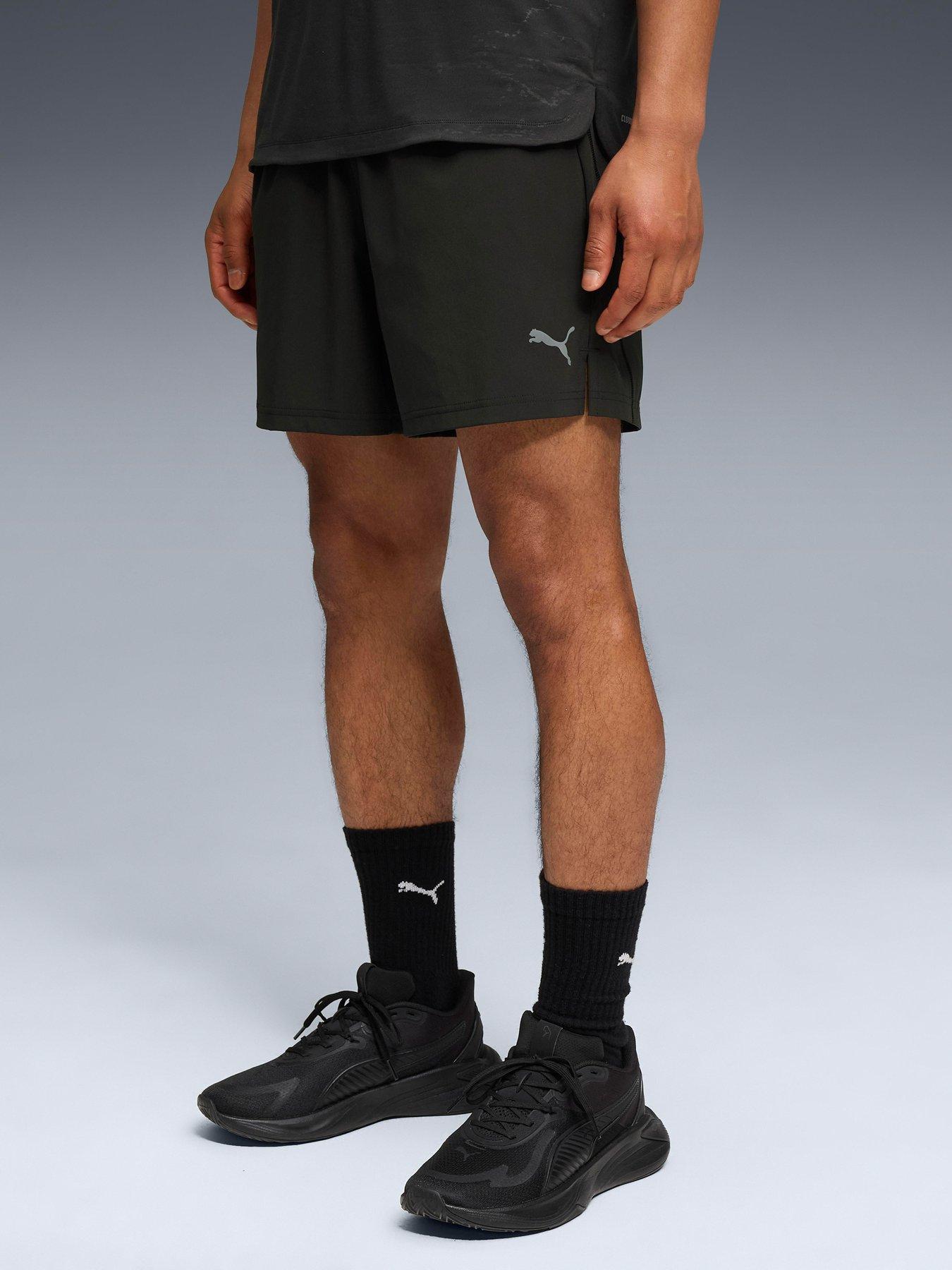 puma-mens-training-tech-stretch-woven-shorts-blackfront
