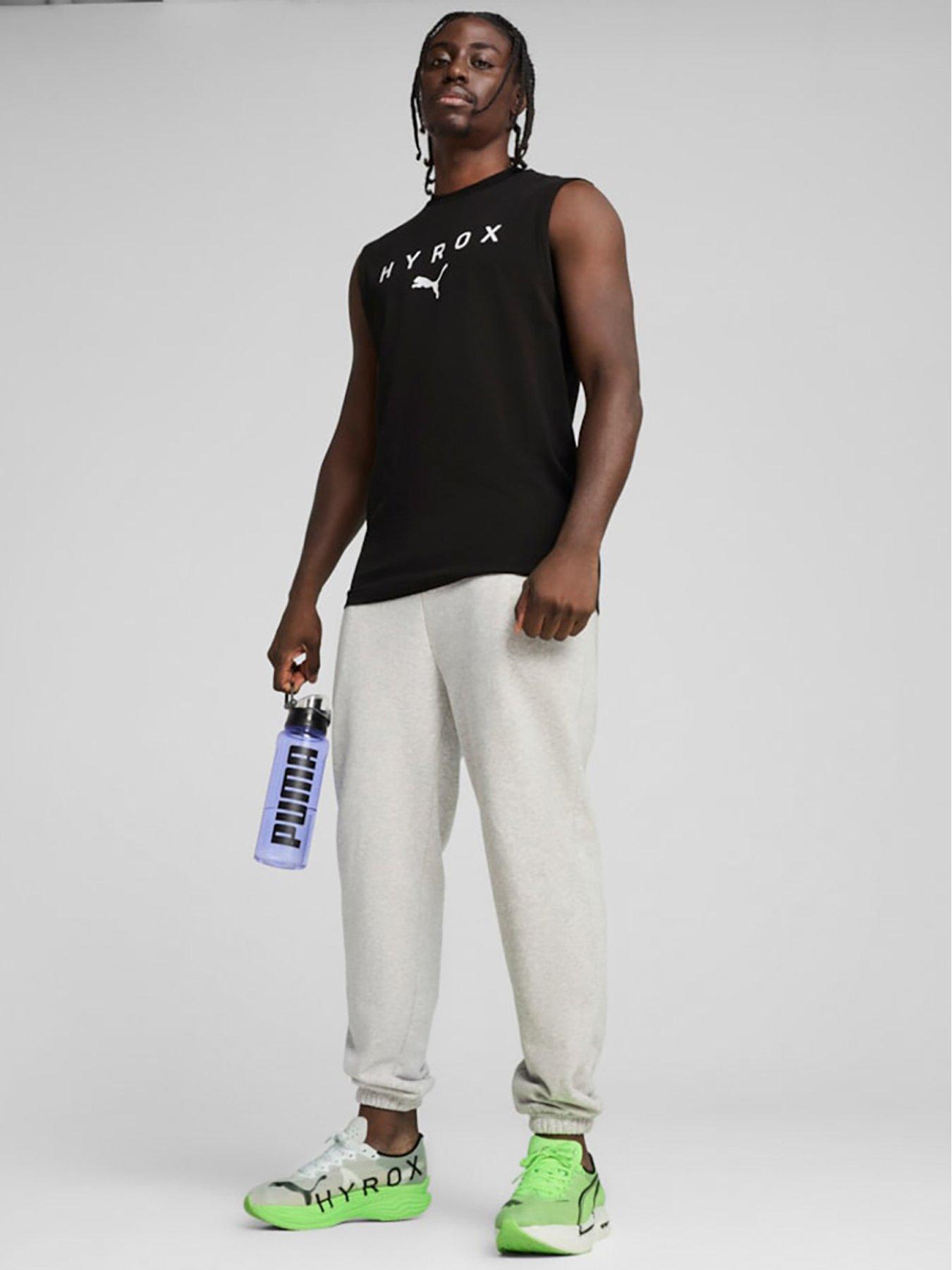 Image 1 of 5 of Puma Mens X Hyrox Fleece Sweatpant - Grey