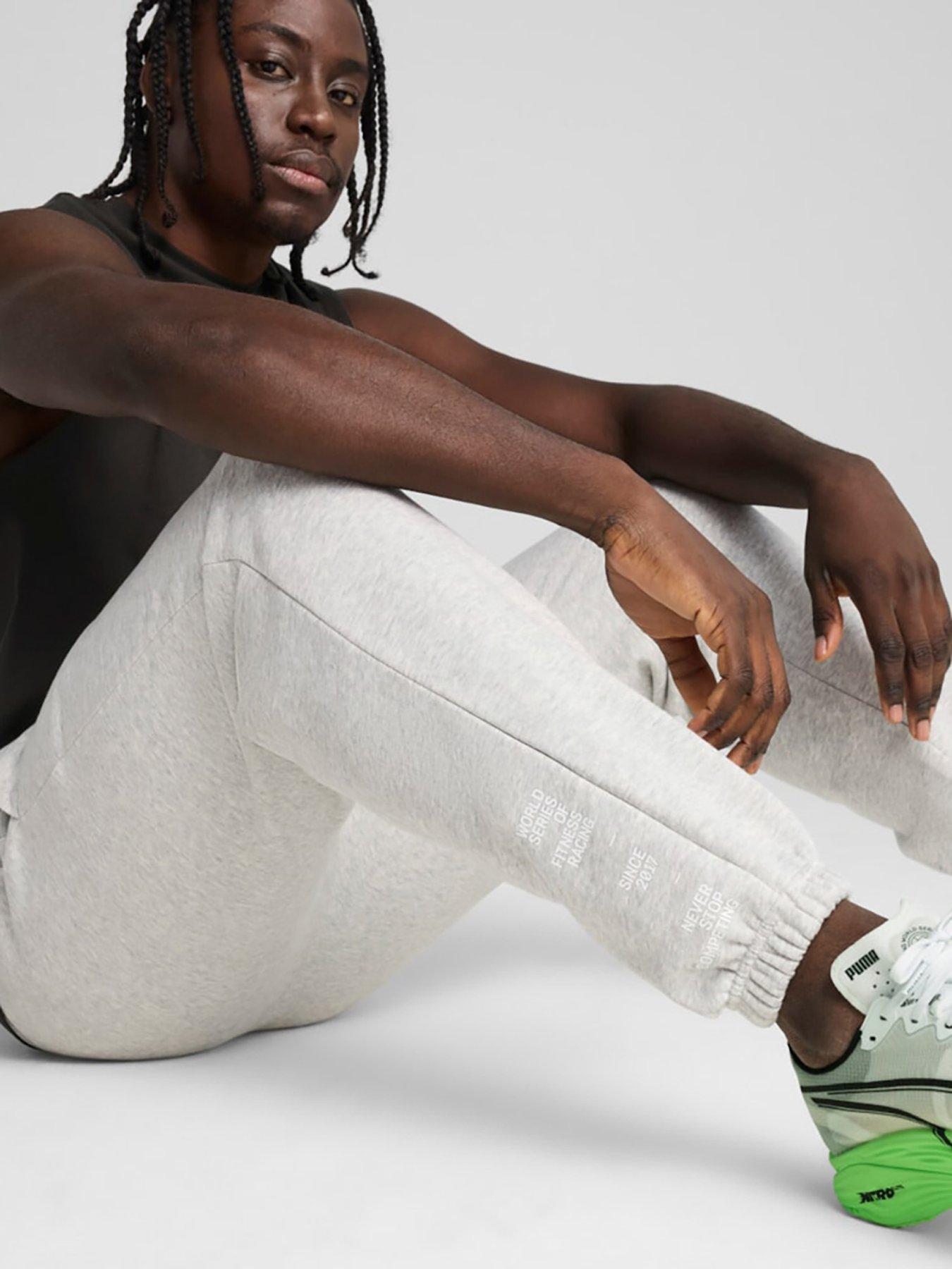 Image 4 of 5 of Puma Mens X Hyrox Fleece Sweatpant - Grey