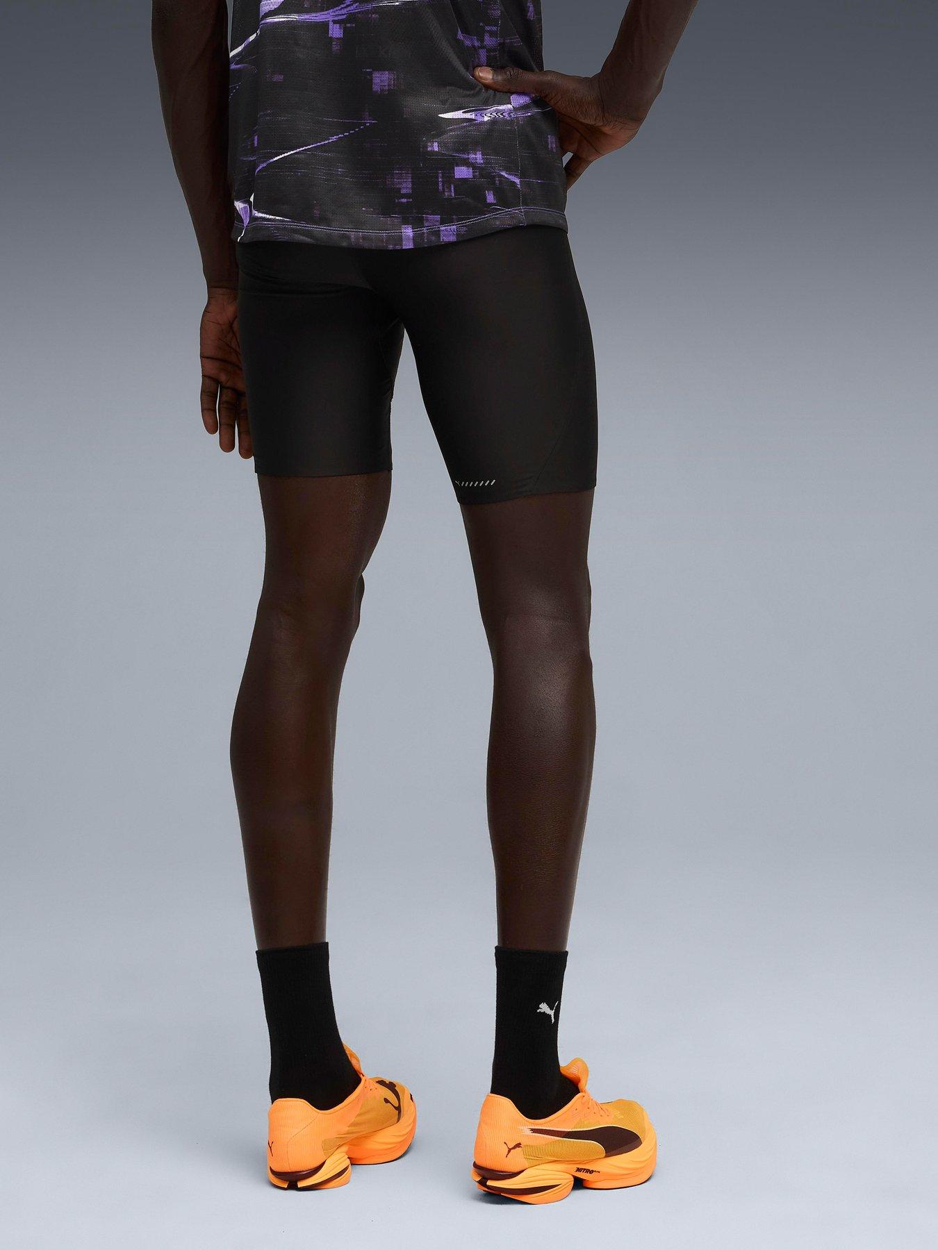 Image 2 of 5 of Puma Mens Running Raceday Ultraform 9Inch Short Tights - Black