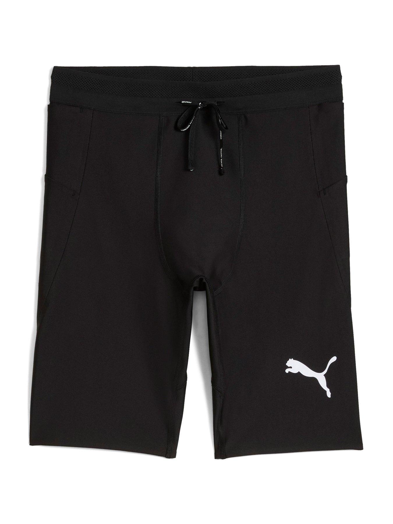 Image 4 of 5 of Puma Mens Running Raceday Ultraform 9Inch Short Tights - Black