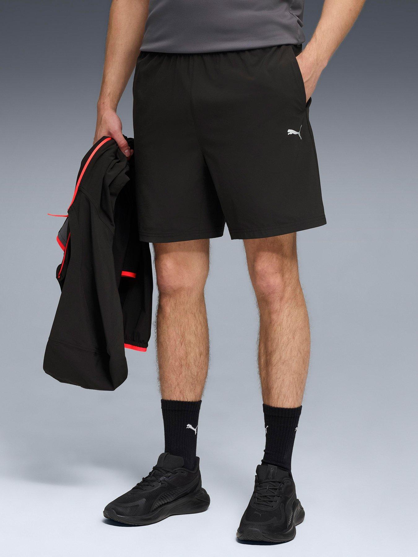 Puma Mens Training Flex Stretch Woven Shorts - Black