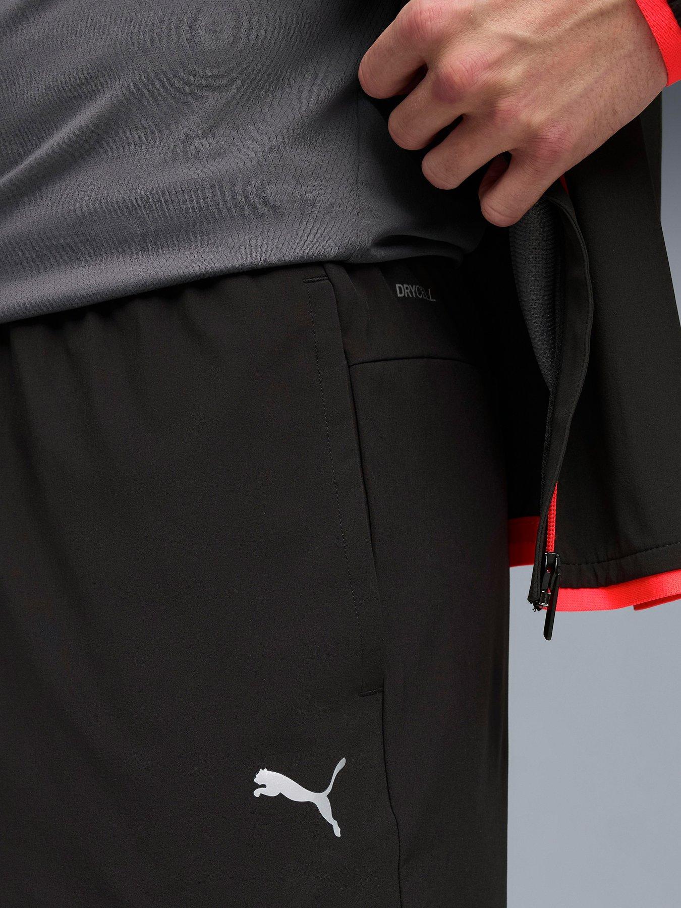 Image 4 of 6 of Puma Mens Training Flex Stretch Woven Shorts - Black