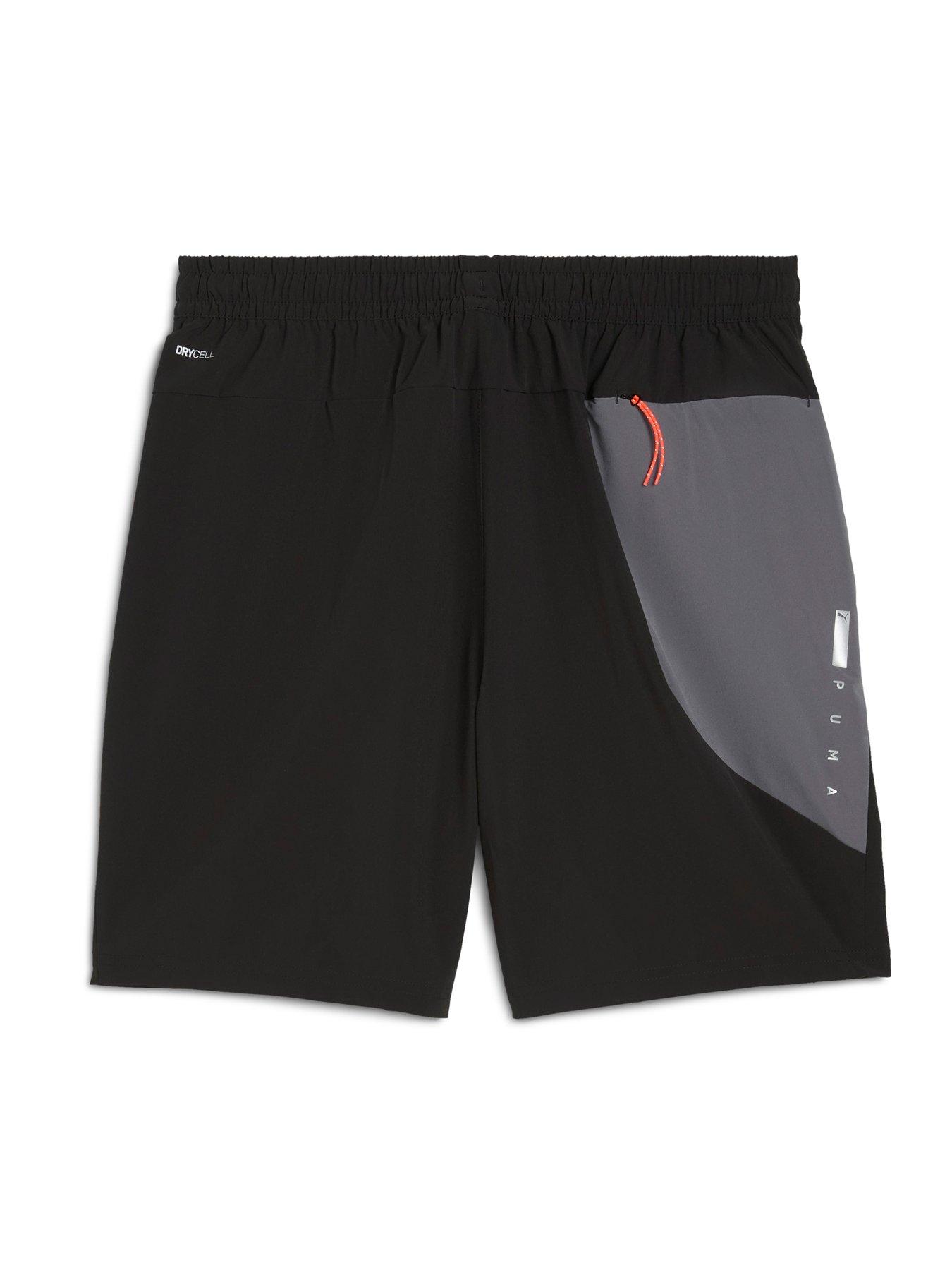 Image 6 of 6 of Puma Mens Training Flex Stretch Woven Shorts - Black