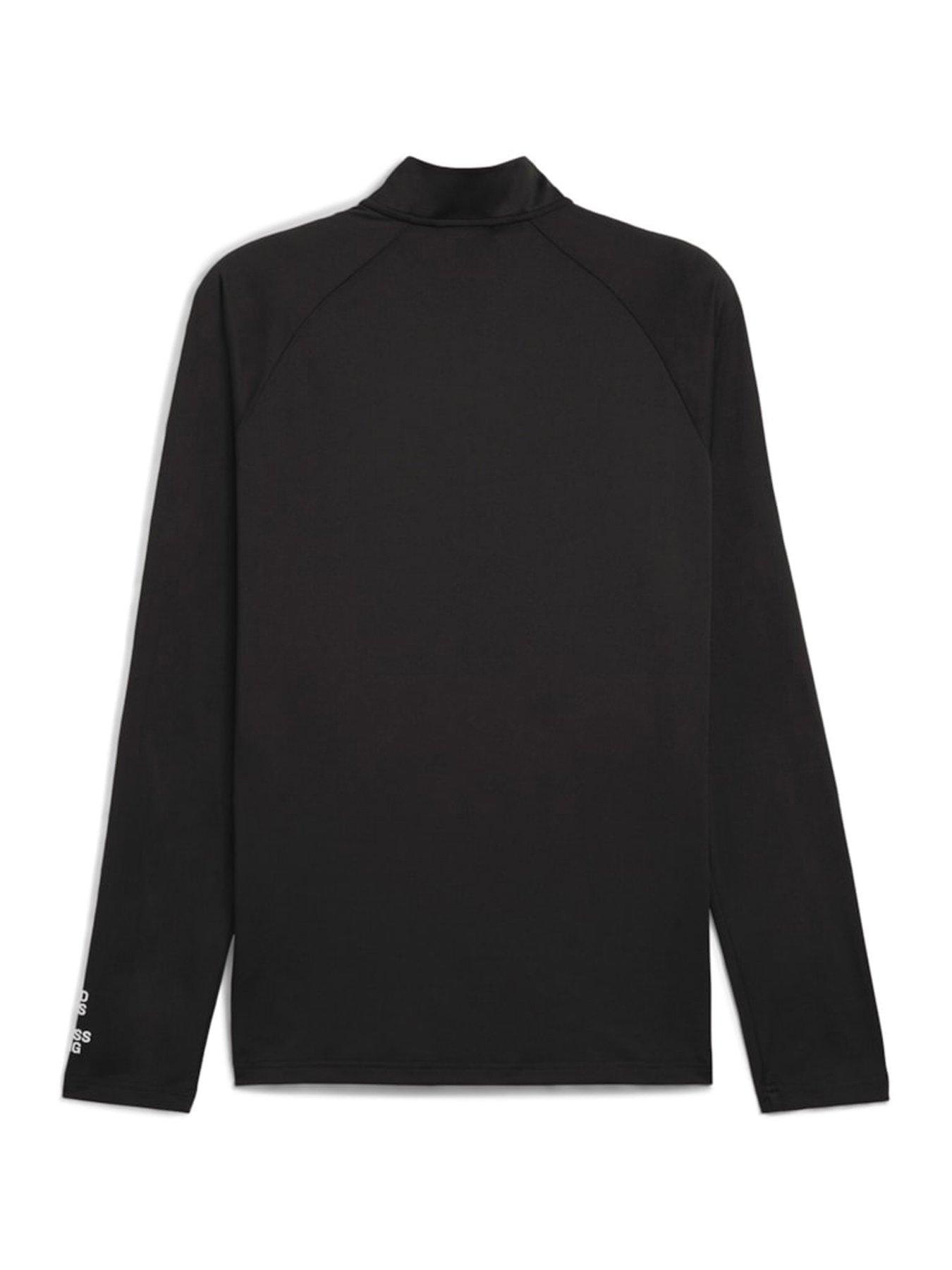 Image 4 of 5 of Puma Mens Puma X Hyrox 1/4 Zip - Black