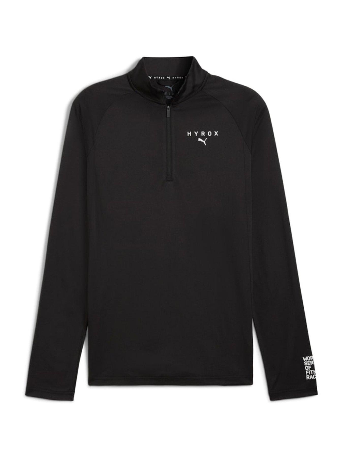 Image 5 of 5 of Puma Mens Puma X Hyrox 1/4 Zip - Black