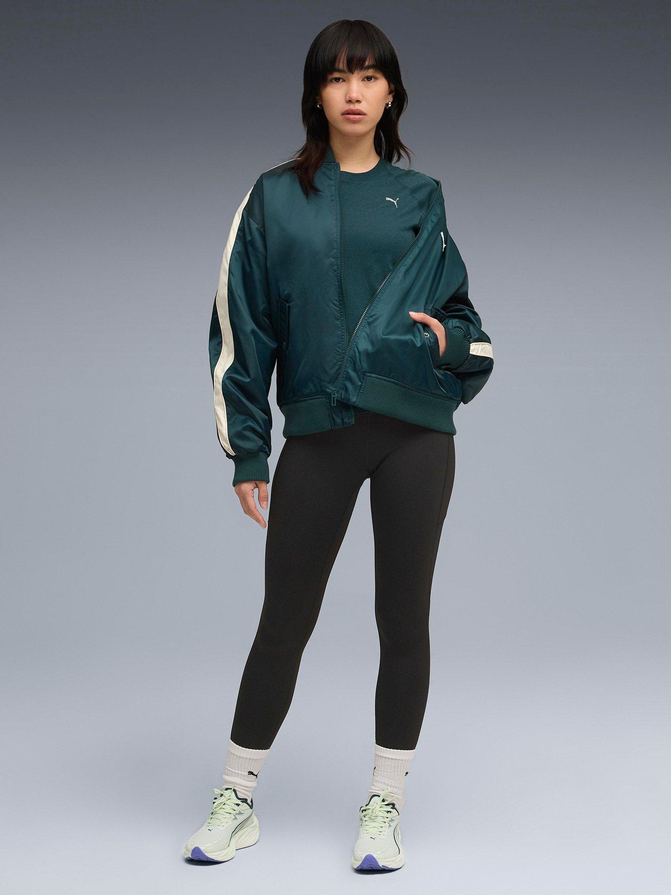 puma-womens-running-velocity-t-shirt-greenfront