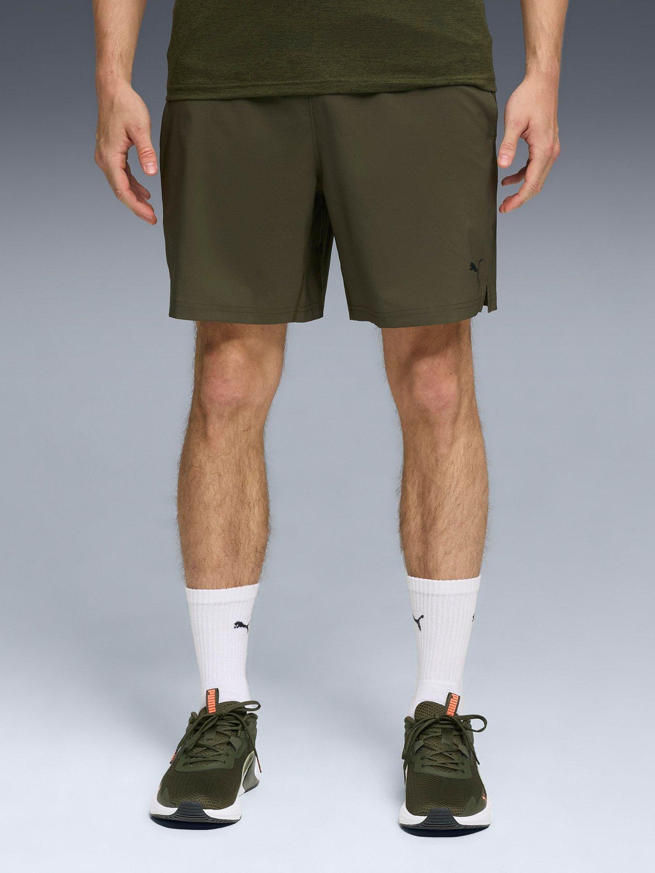 Puma Mens Training Essentials 7Inch Woven Shorts - Green