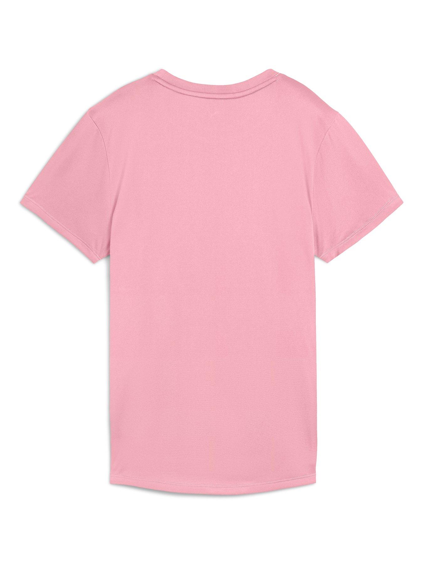 Image 2 of 2 of Puma Womens Training Essential Crew T-Shirt - Pink