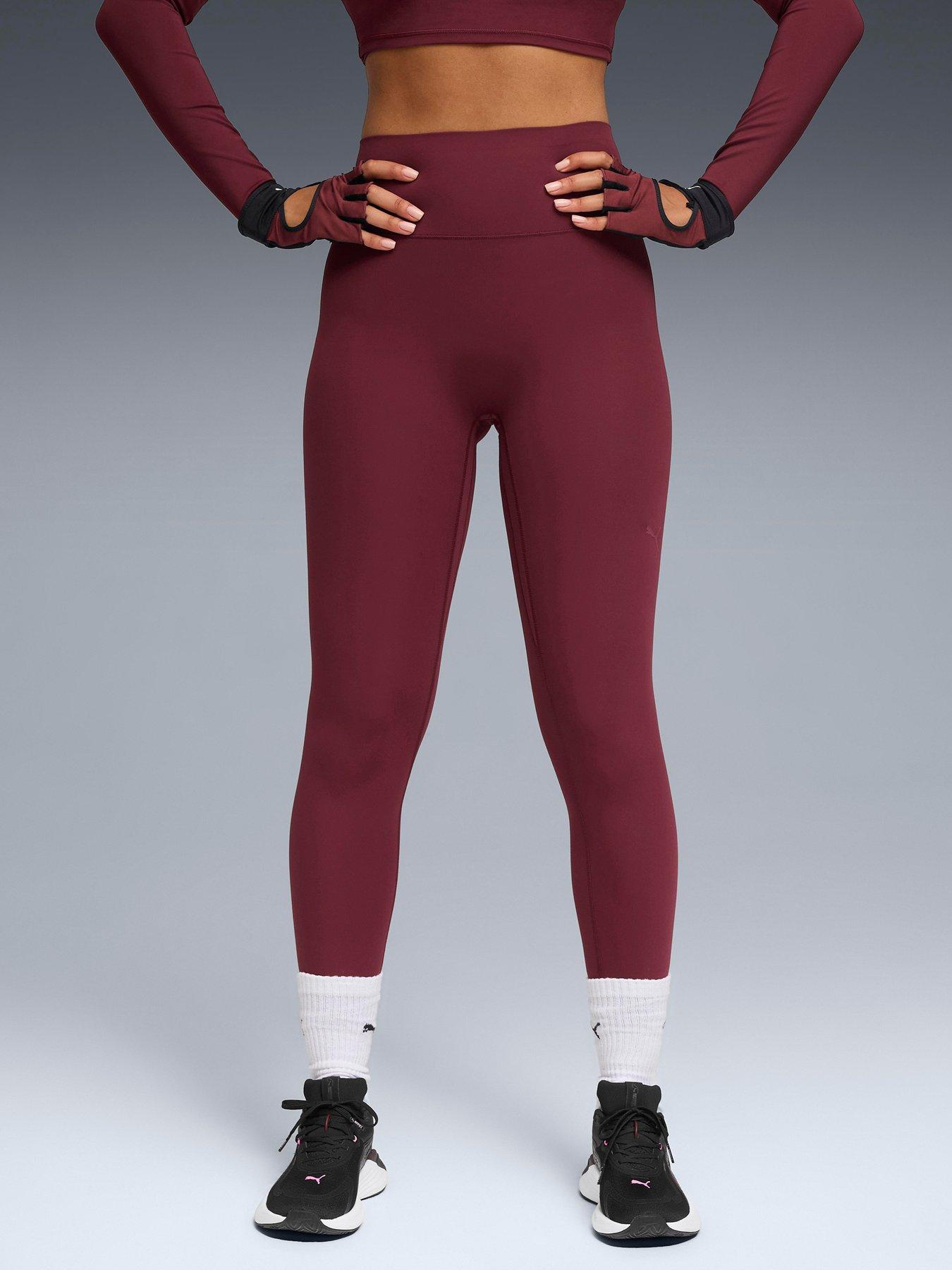 puma-womens-training-shapeluxe-78-tights-burgundy