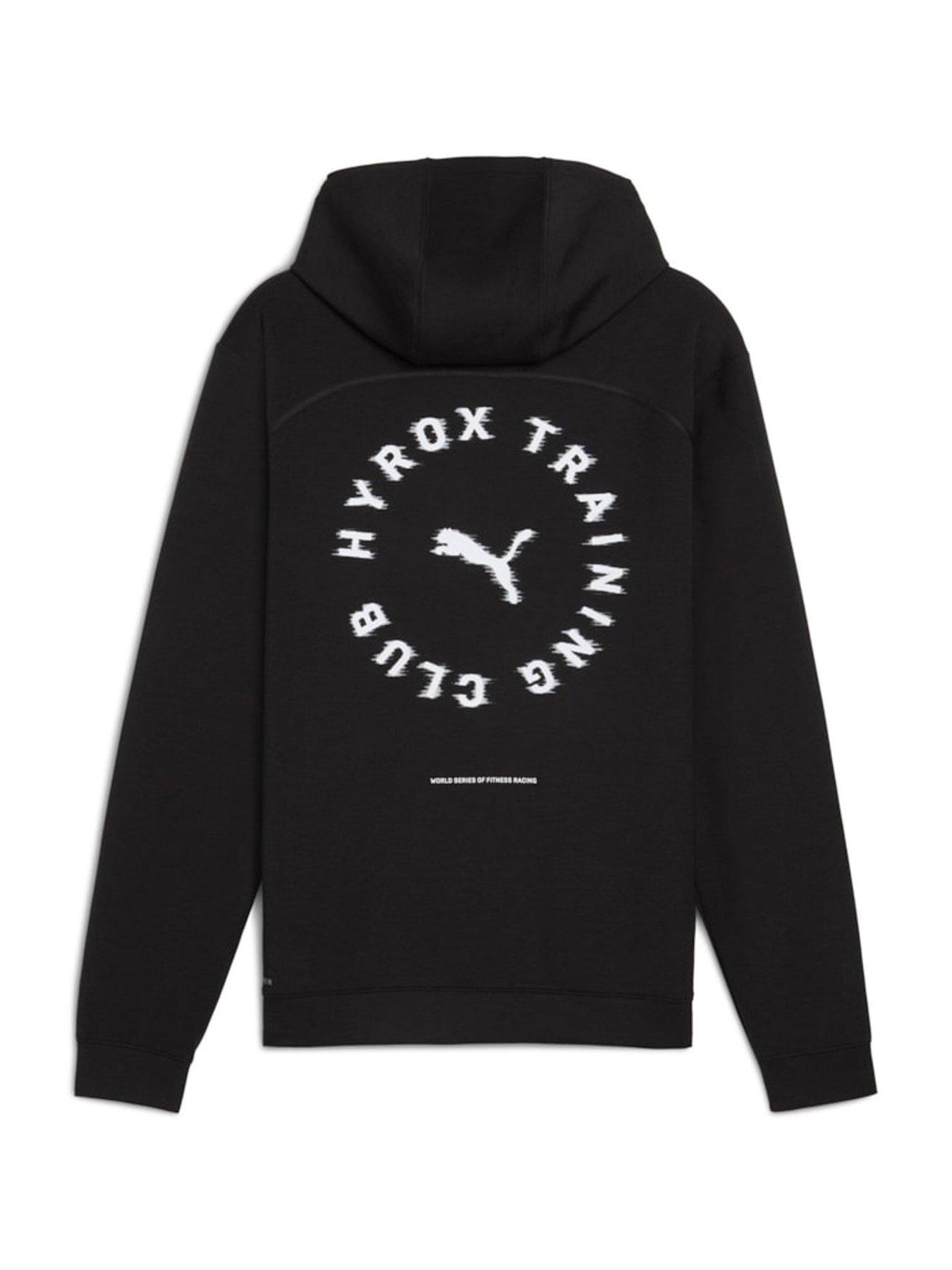 Image 4 of 5 of Puma Mens Puma X Hyrox Cloudspun Hoodie - Black