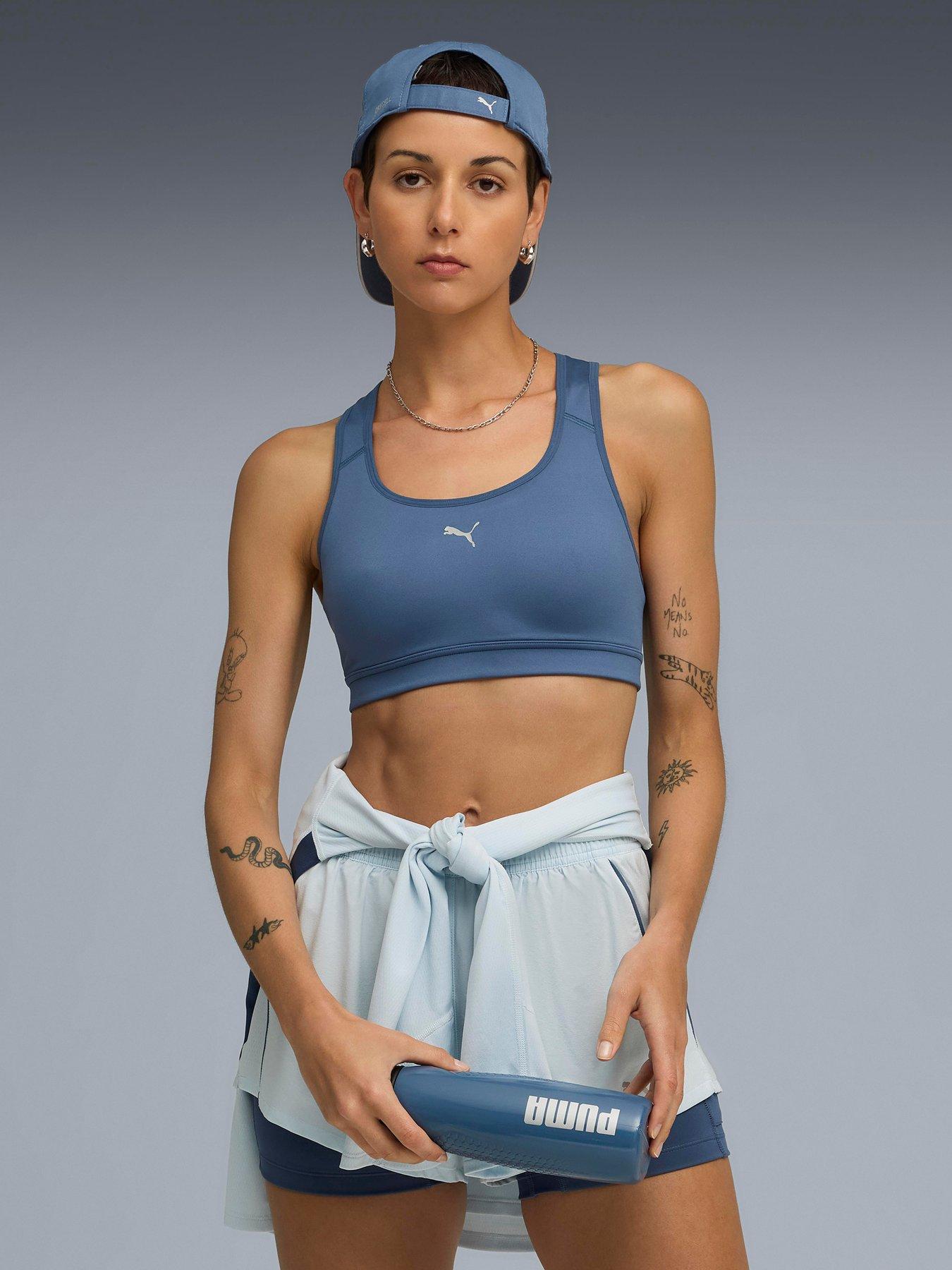 Image 1 of 5 of Puma Womens Running 4Keeps Run Bra - Blue