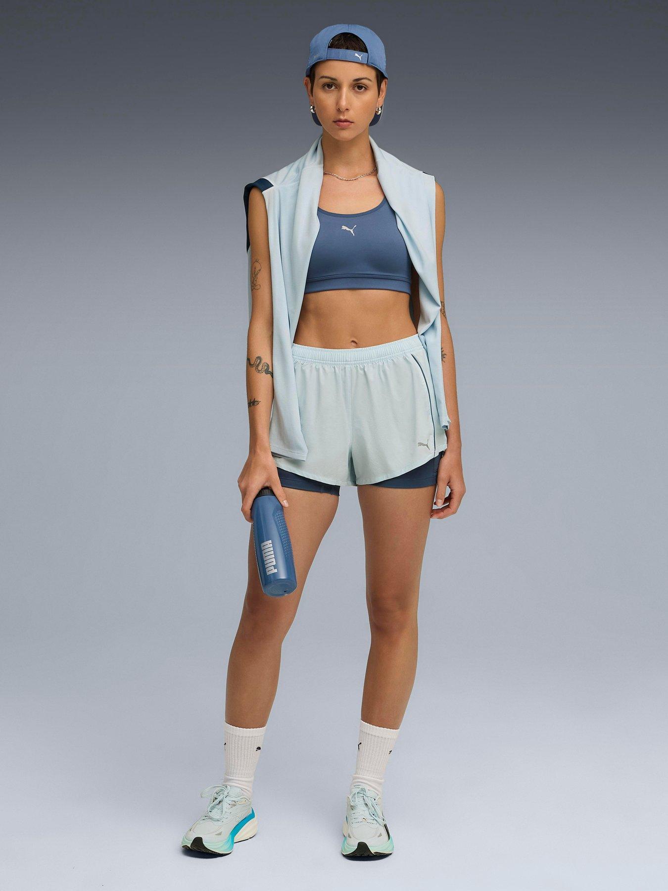 Image 3 of 5 of Puma Womens Running 4Keeps Run Bra - Blue