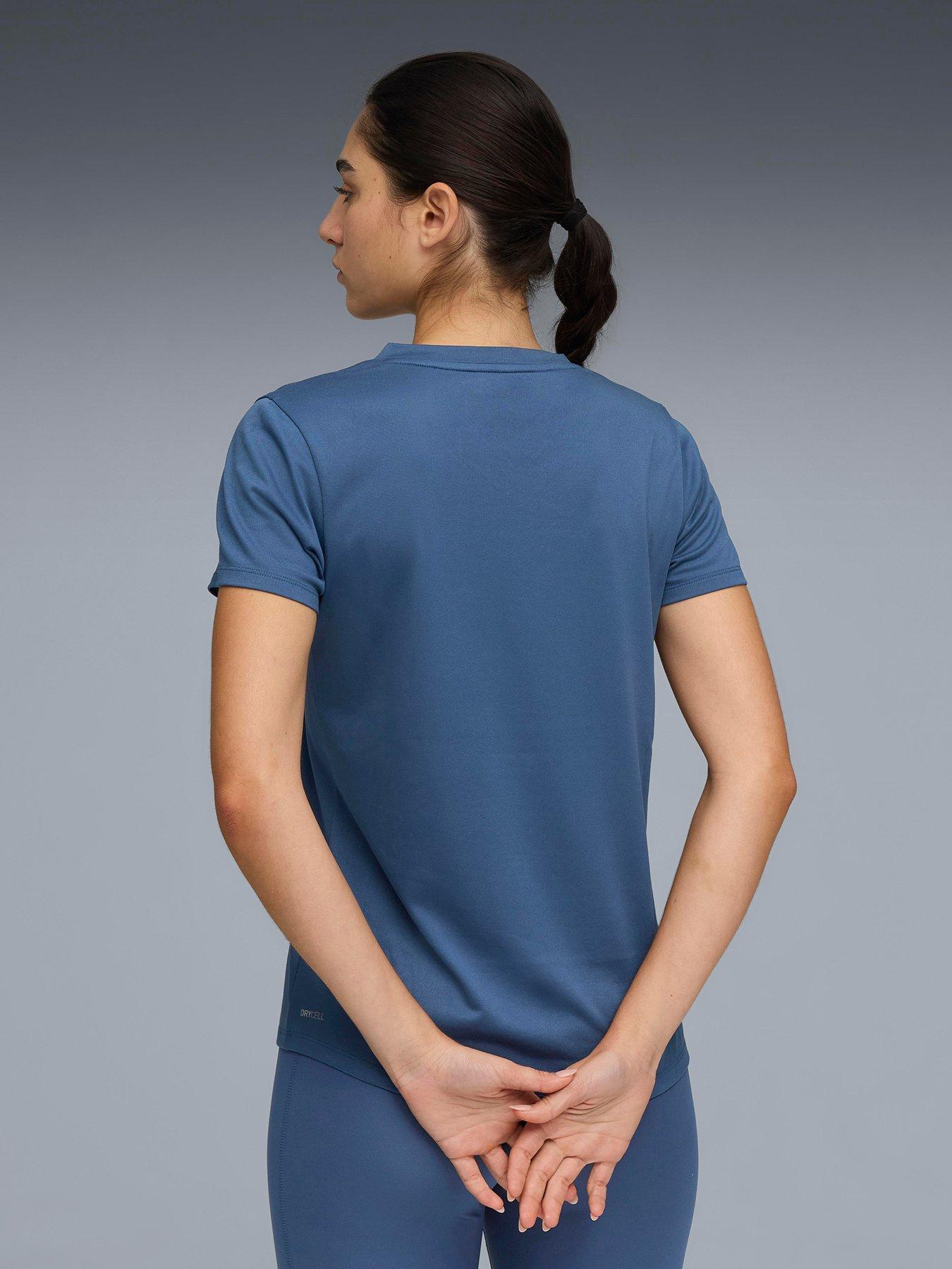 puma-womens-training-essential-vneck-tee-bluestillFront