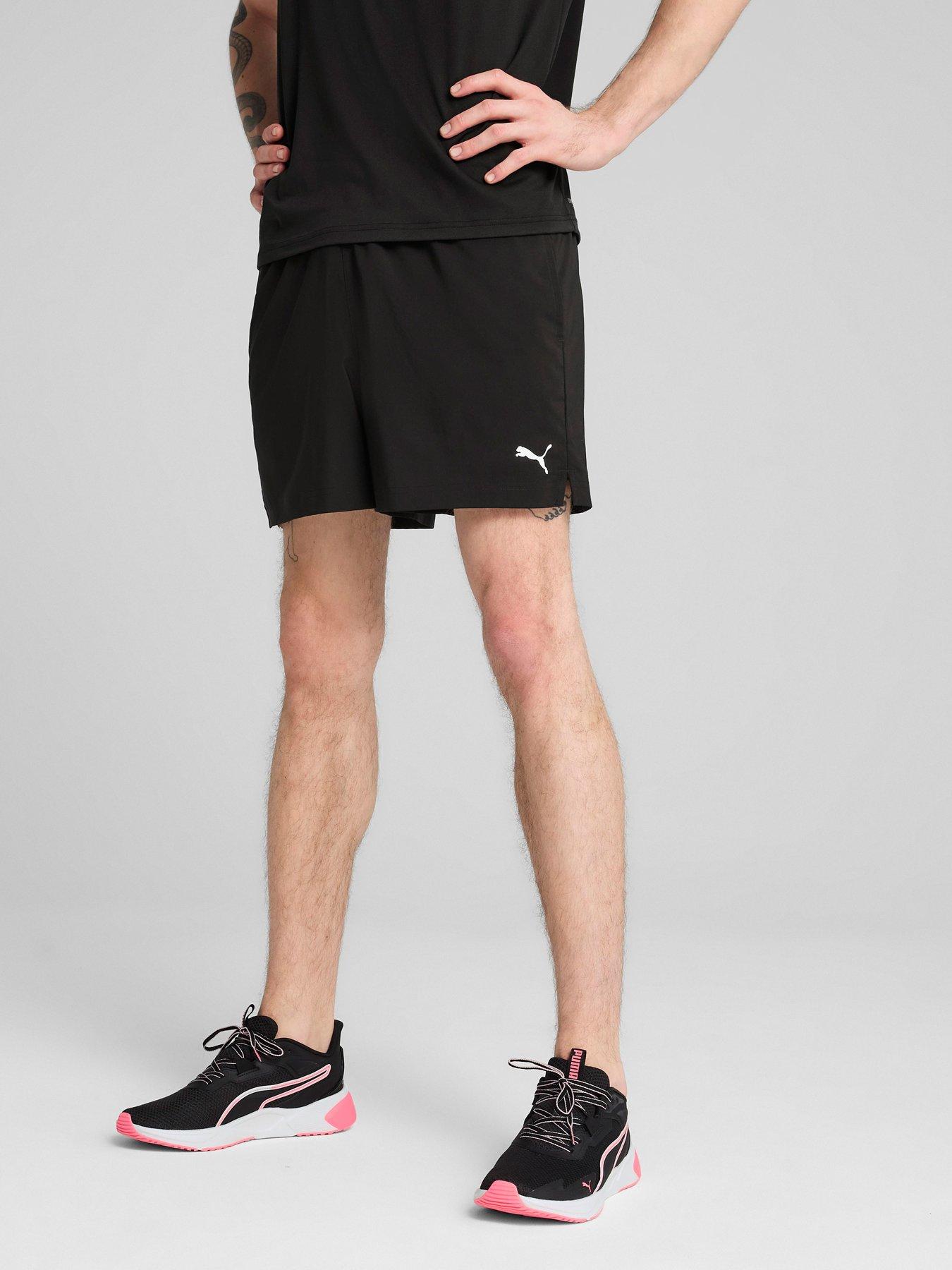 Image 1 of 4 of Puma Mens Training Essentials 5Inch Woven Shorts - Black