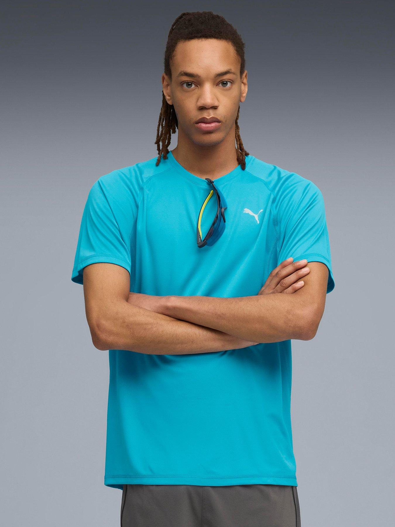 Puma Mens Running Velocity T-Shirt - Blue