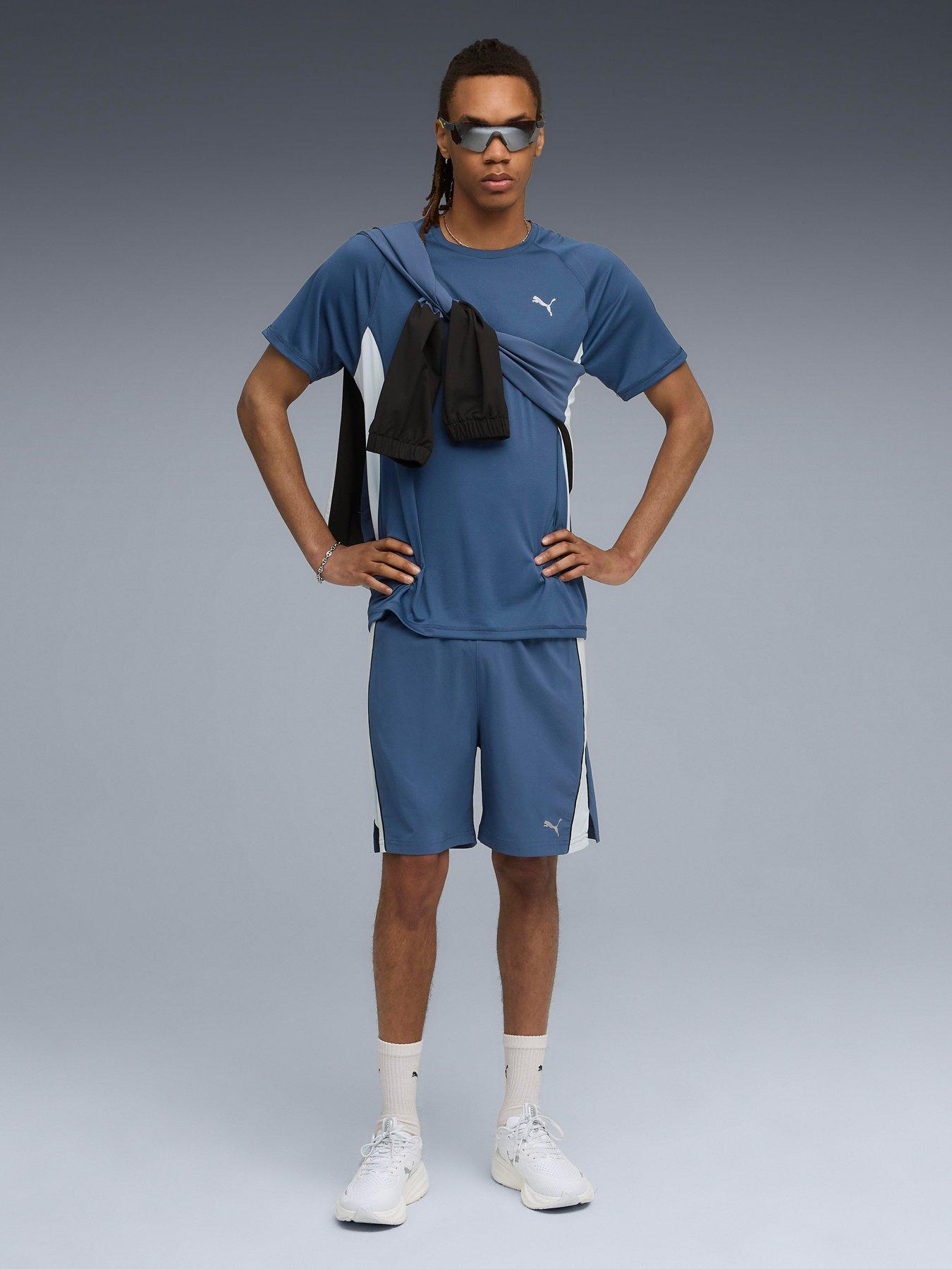 Image 3 of 5 of Puma Mens Running Velocity 7Inch Shorts - Blue